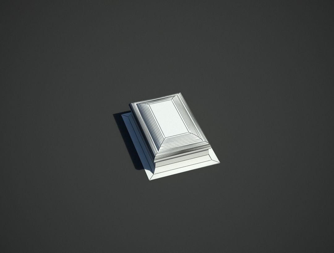 Skylight or Roof Access Low-poly 3D model_6