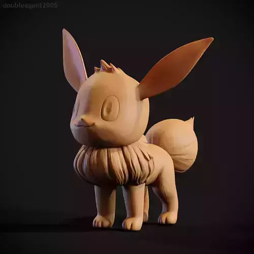 Pokemon Eevee 3d print model