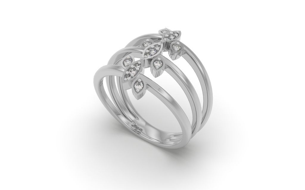 Set Delicate Jewelry 3D - 9 Models 3D Model Collection_74