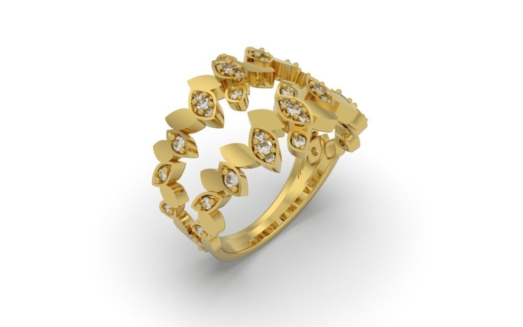 Set Delicate Jewelry 3D - 9 Models 3D Model Collection_96