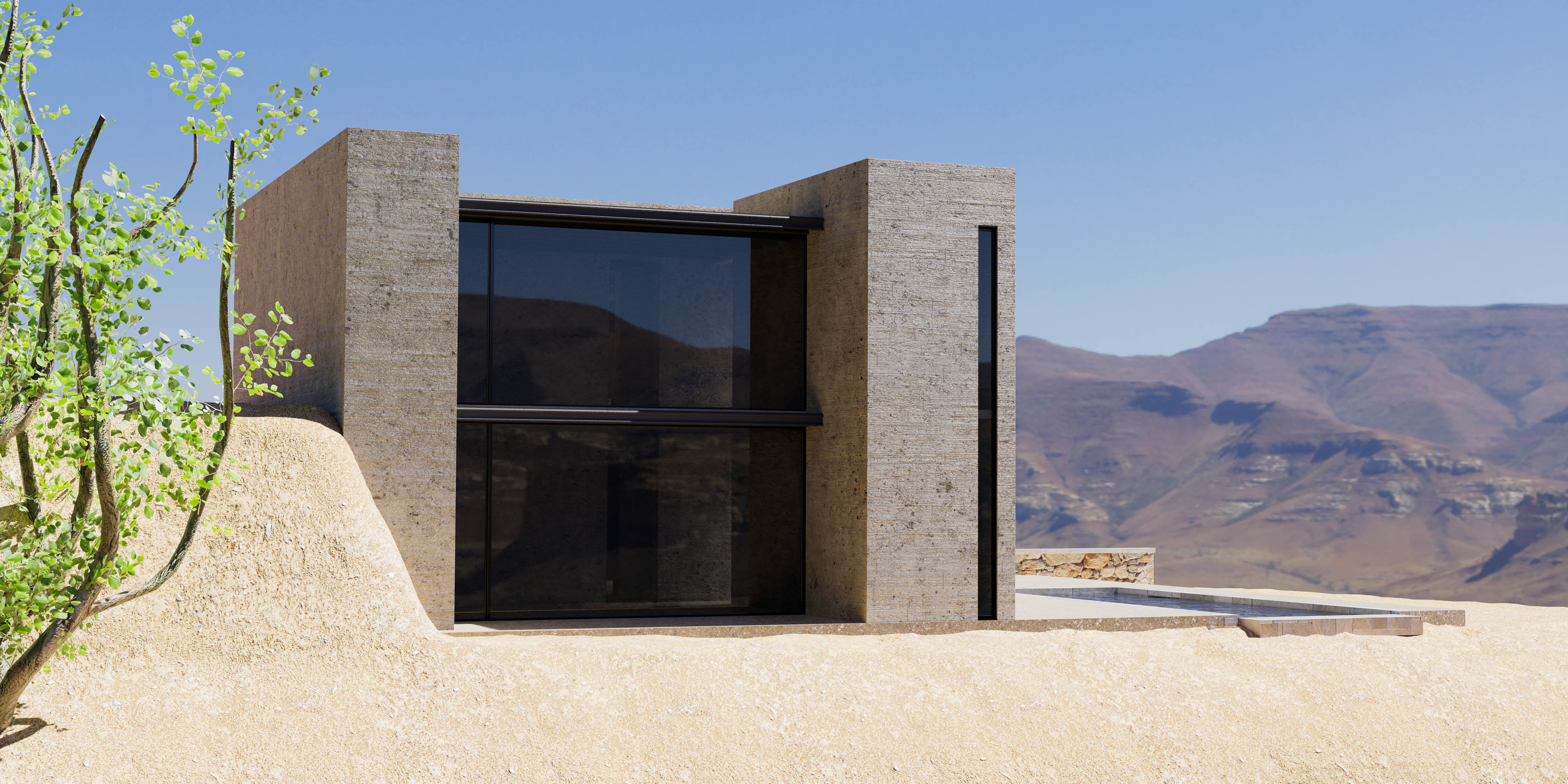 CGI remake of existing house 3D model_8