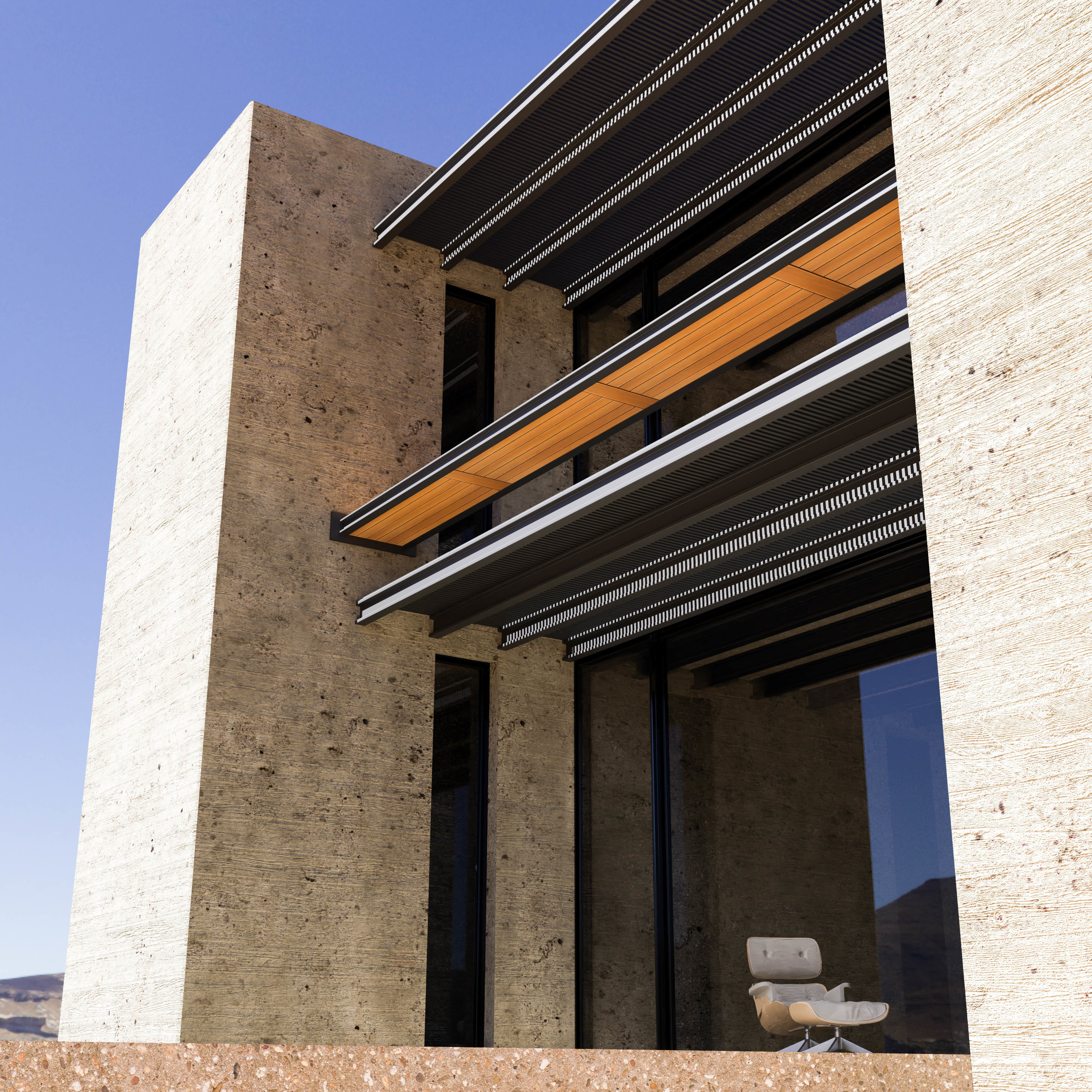 CGI remake of existing house 3D model_5