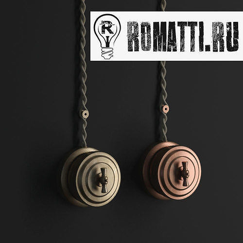 Romatti Retro Light Switch 3D model
