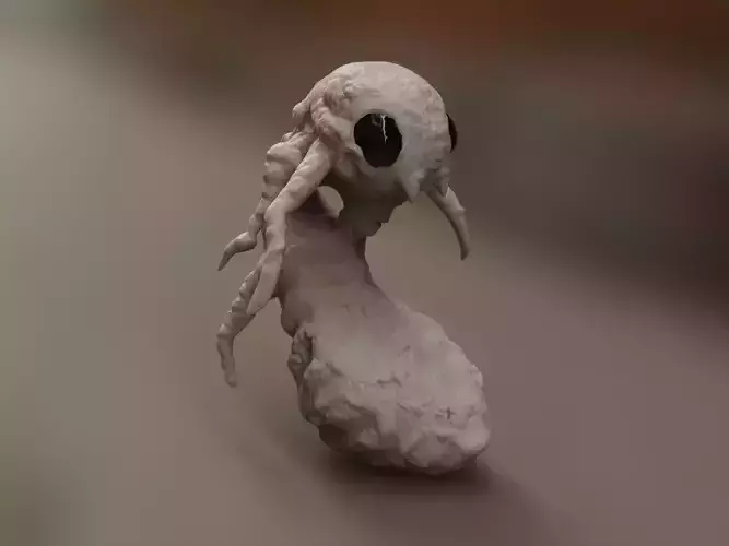 worms creature  alien scifi  3D model