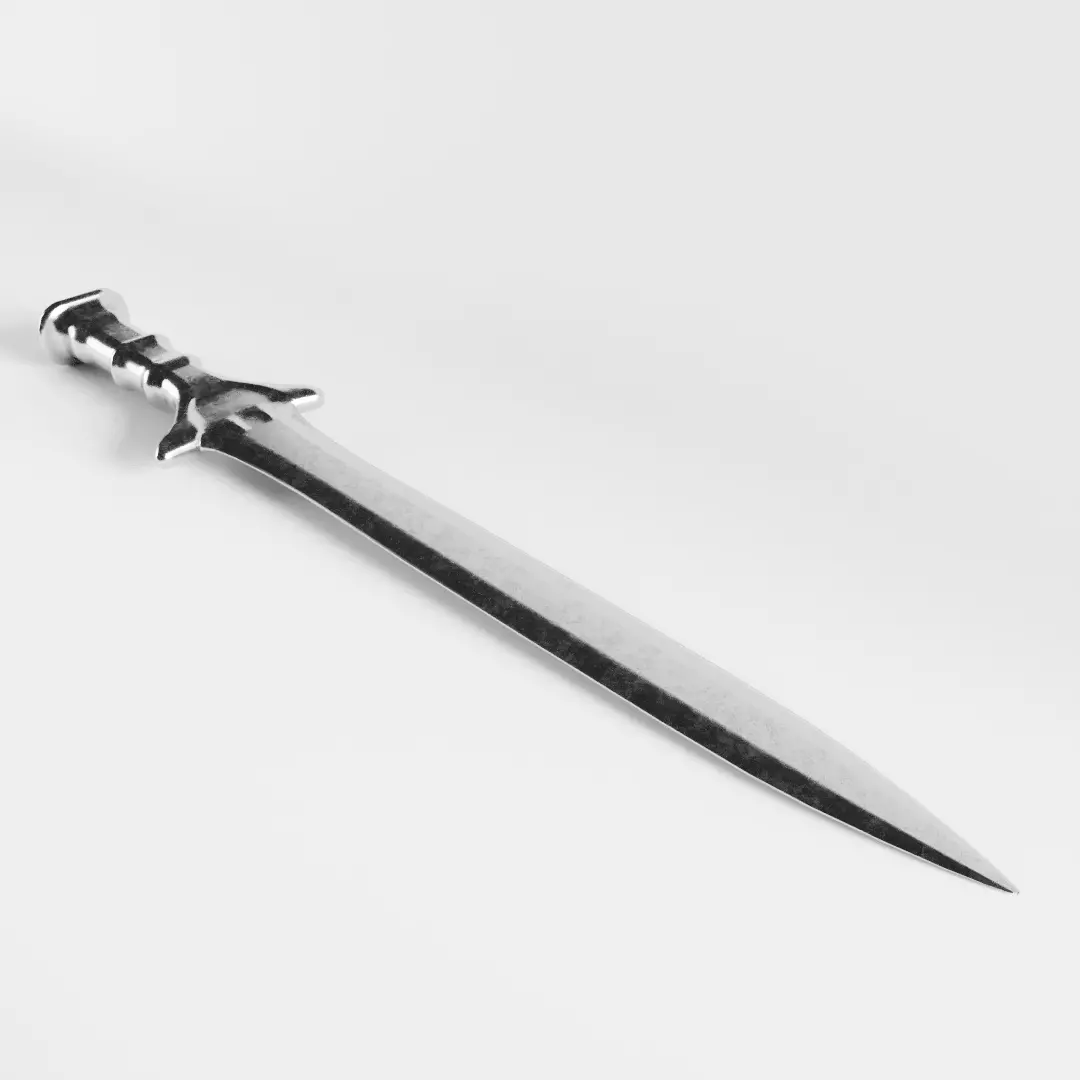 Ancient Roman Gladius - 2 Versions 3D model_0