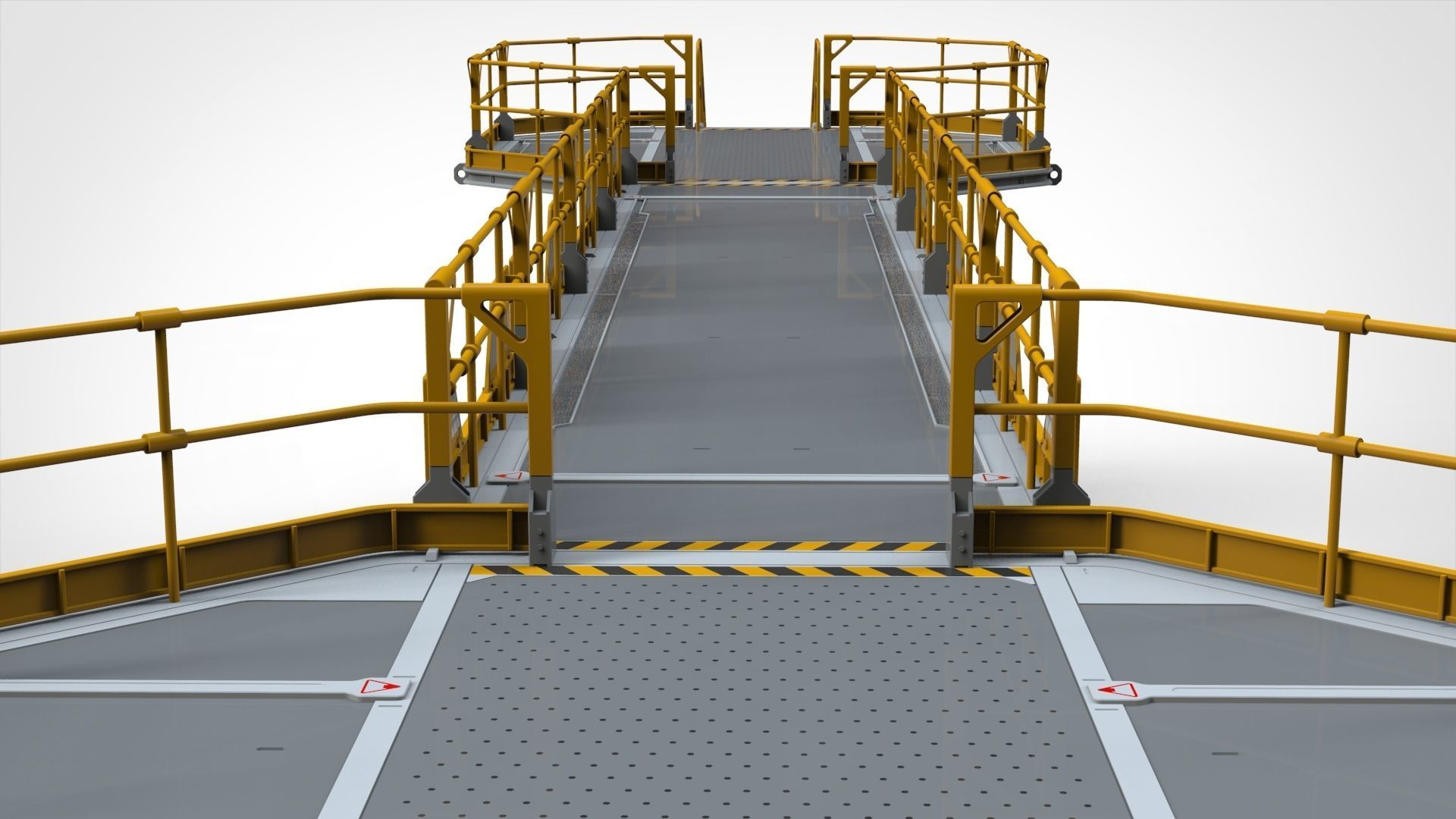 sci-fi stairs 2 3D model_36