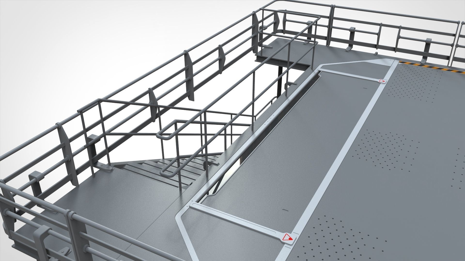 sci-fi stairs 2 3D model_27