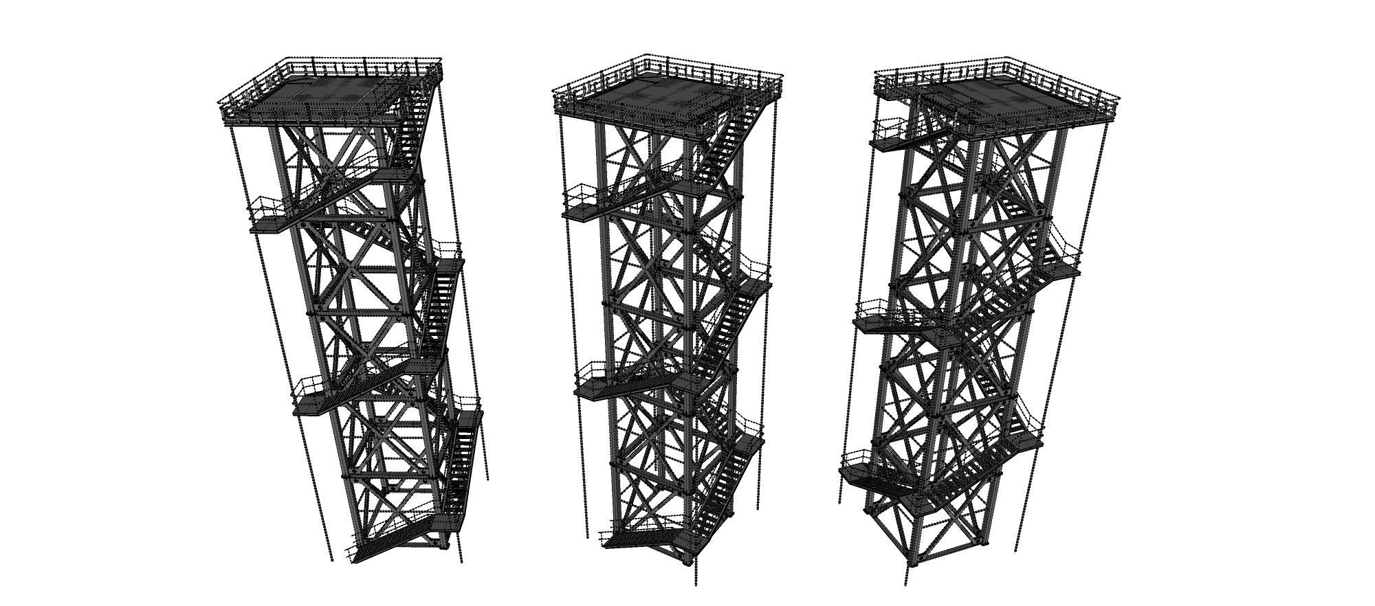 sci-fi stairs 2 3D model_41