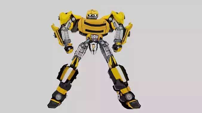 Robot Model 3D transformers bumblebee