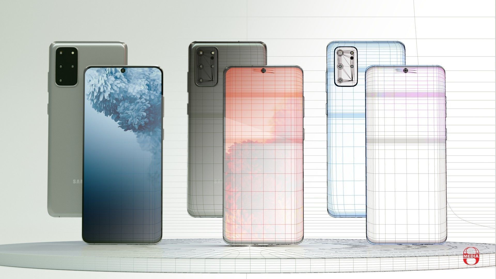 Samsung Galaxy S20 Plus 3D model_13