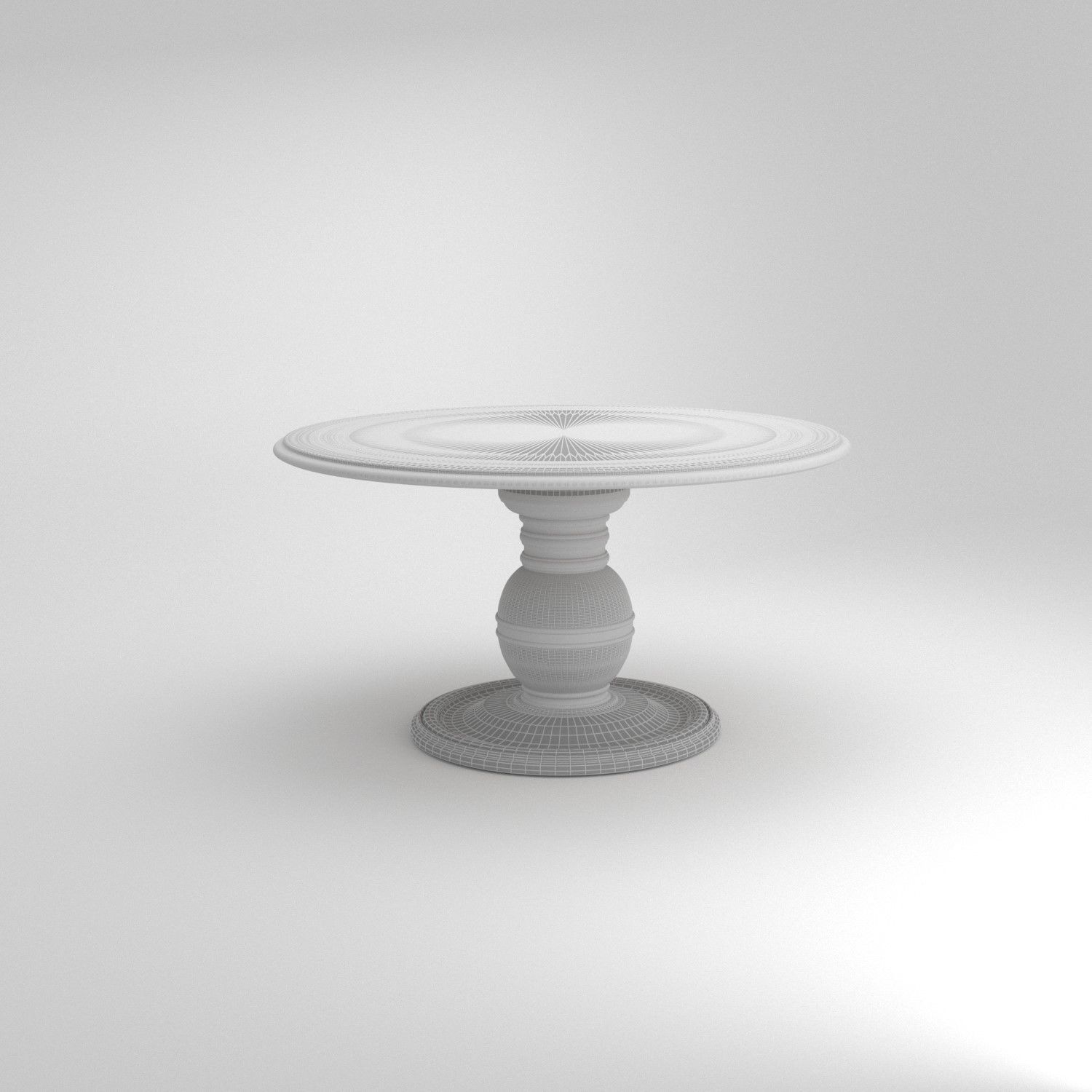 BROOKSBY DINING TABLE 3D model_2