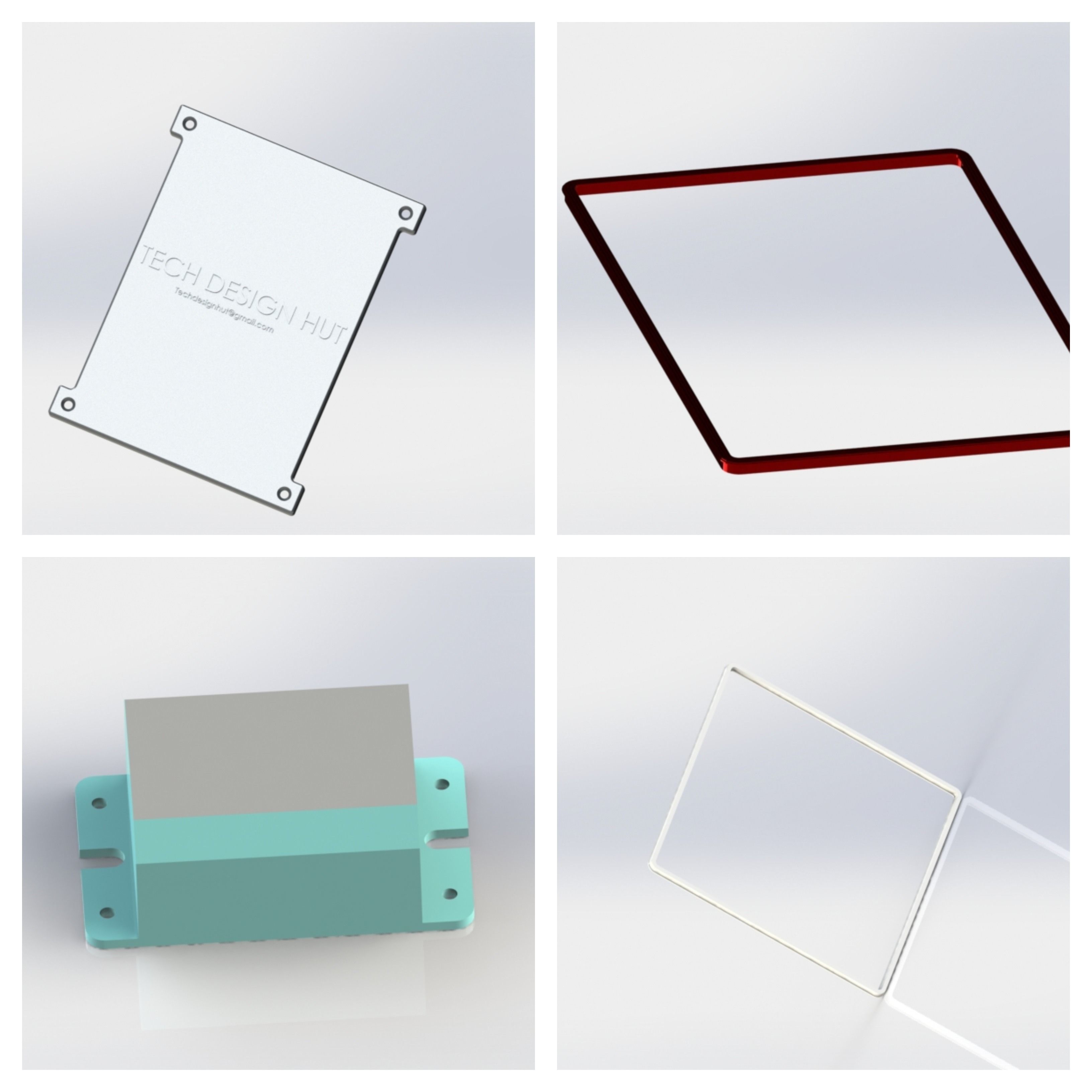 50W LED Street Light 3D model_9