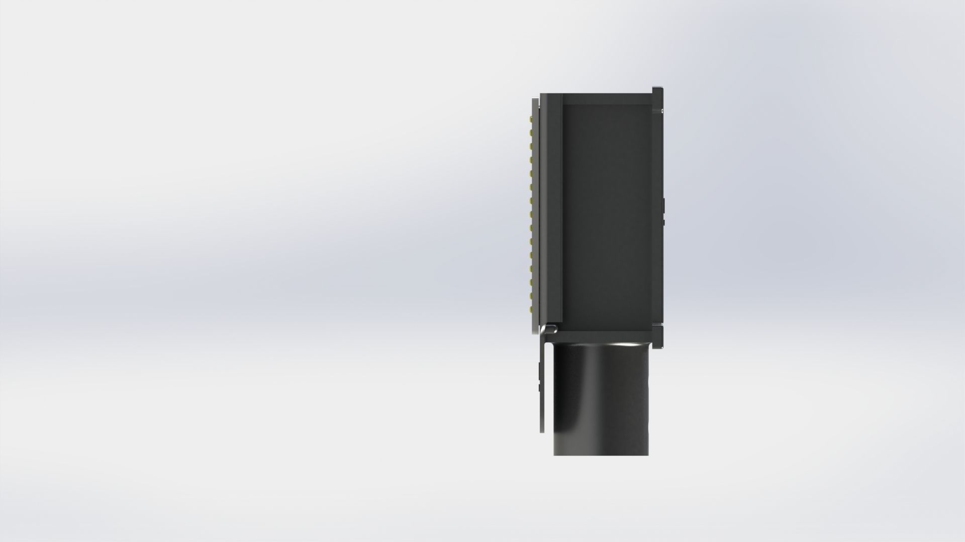 50W LED Street Light 3D model_4