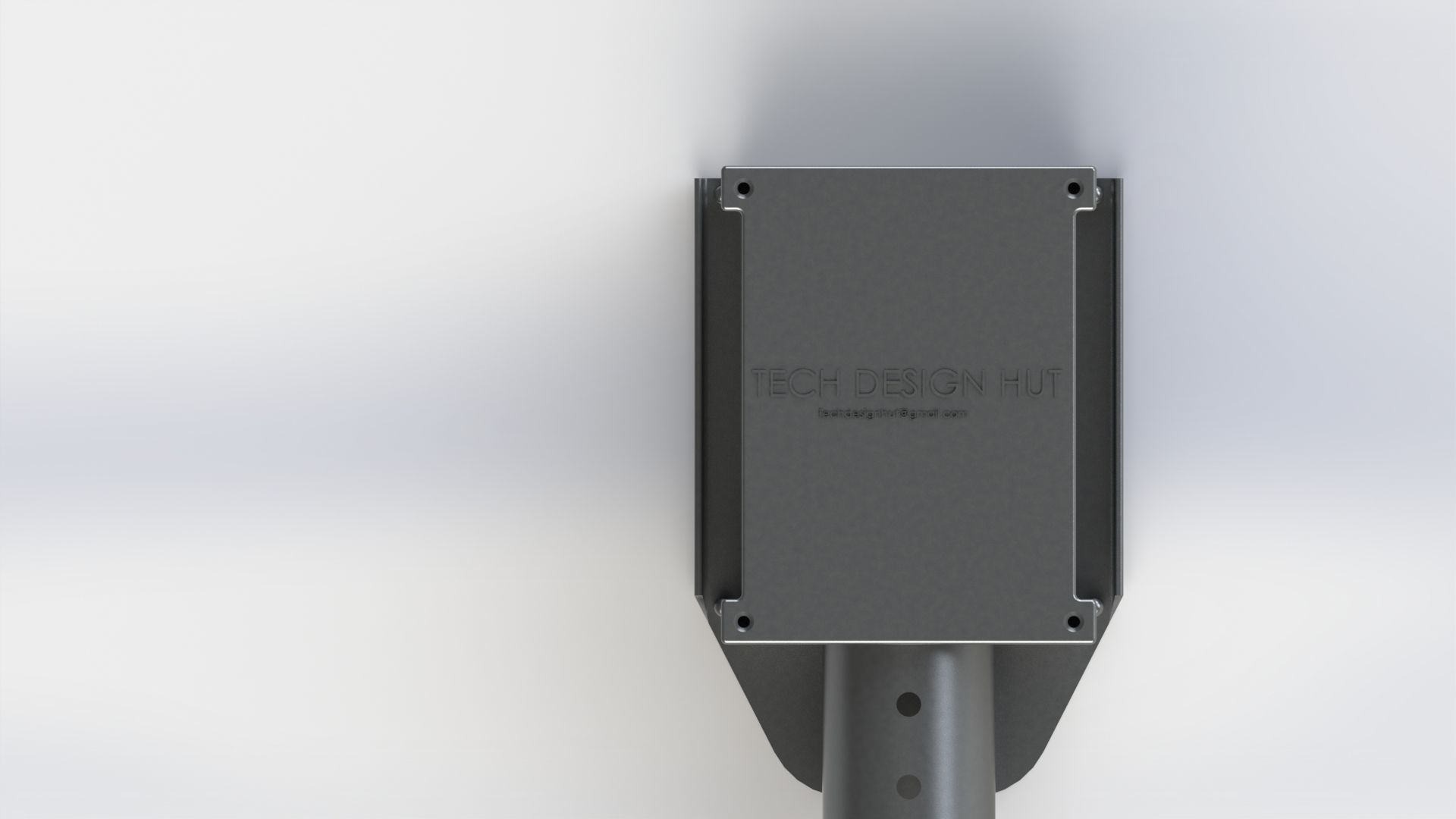 50W LED Street Light 3D model_3