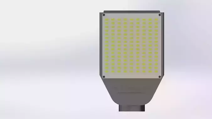 50W LED Street Light 3D model