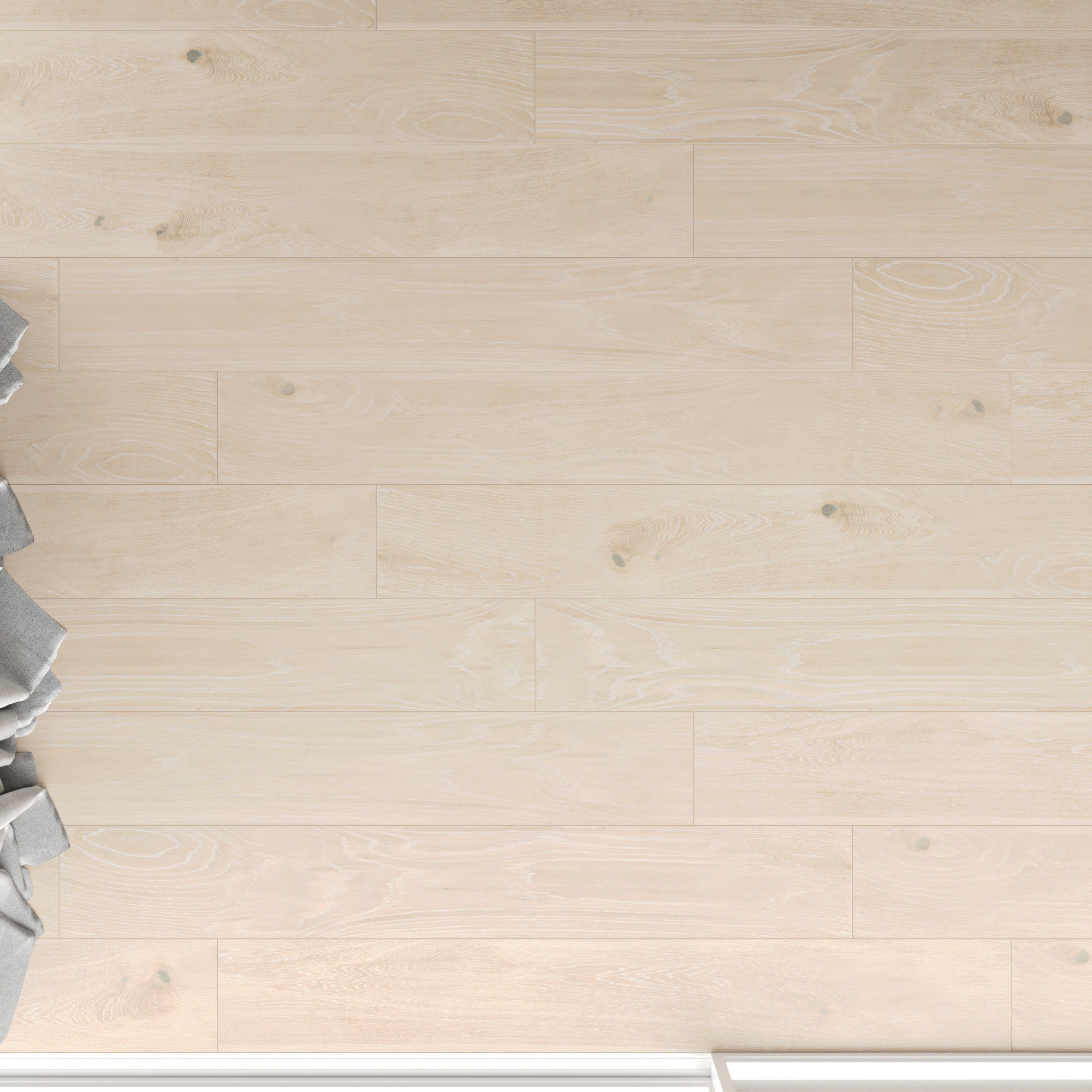 Wood floor Oak Arctic NEW Brushed 3D model_1