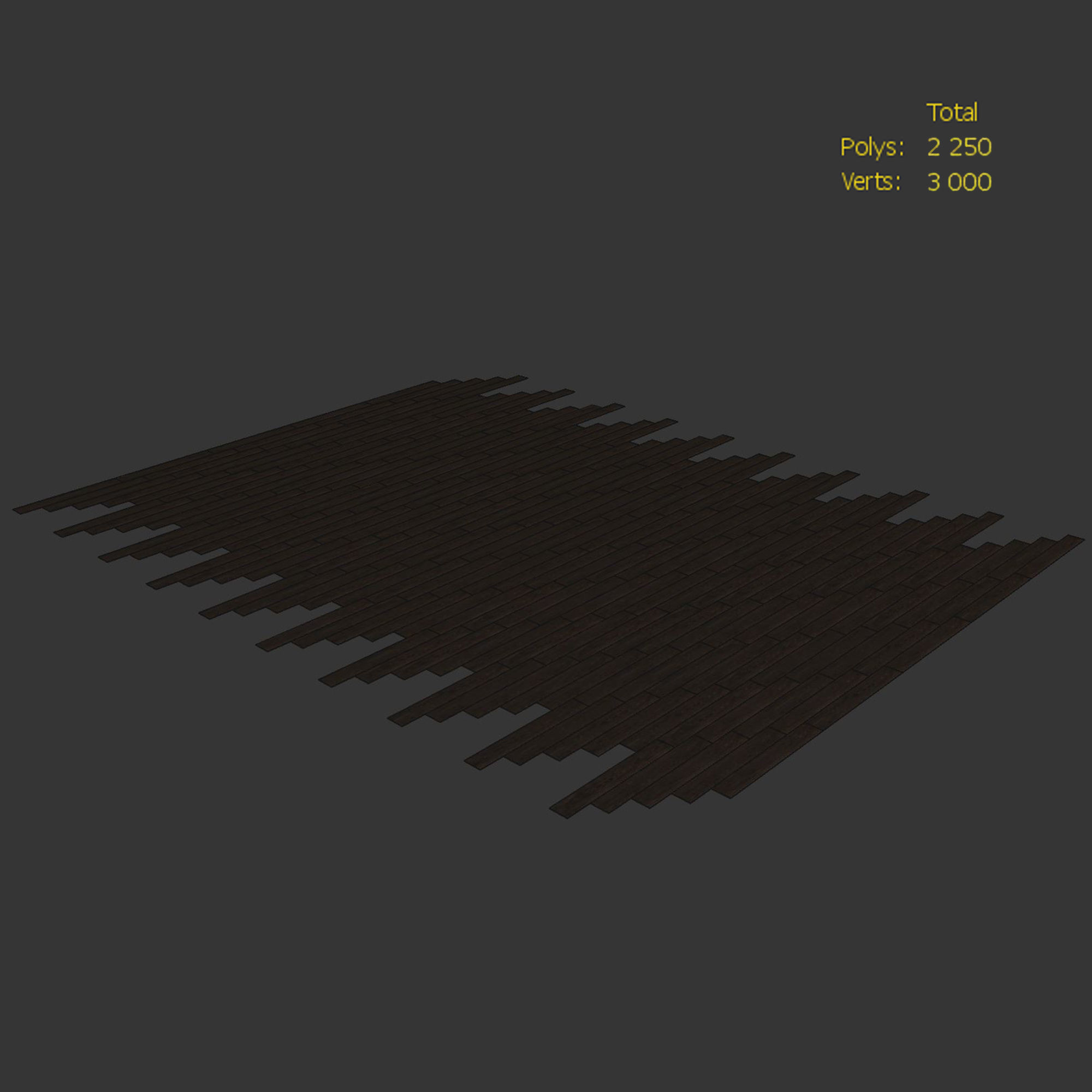  Wood floor Oak Belmonte Brushed 3D model_3