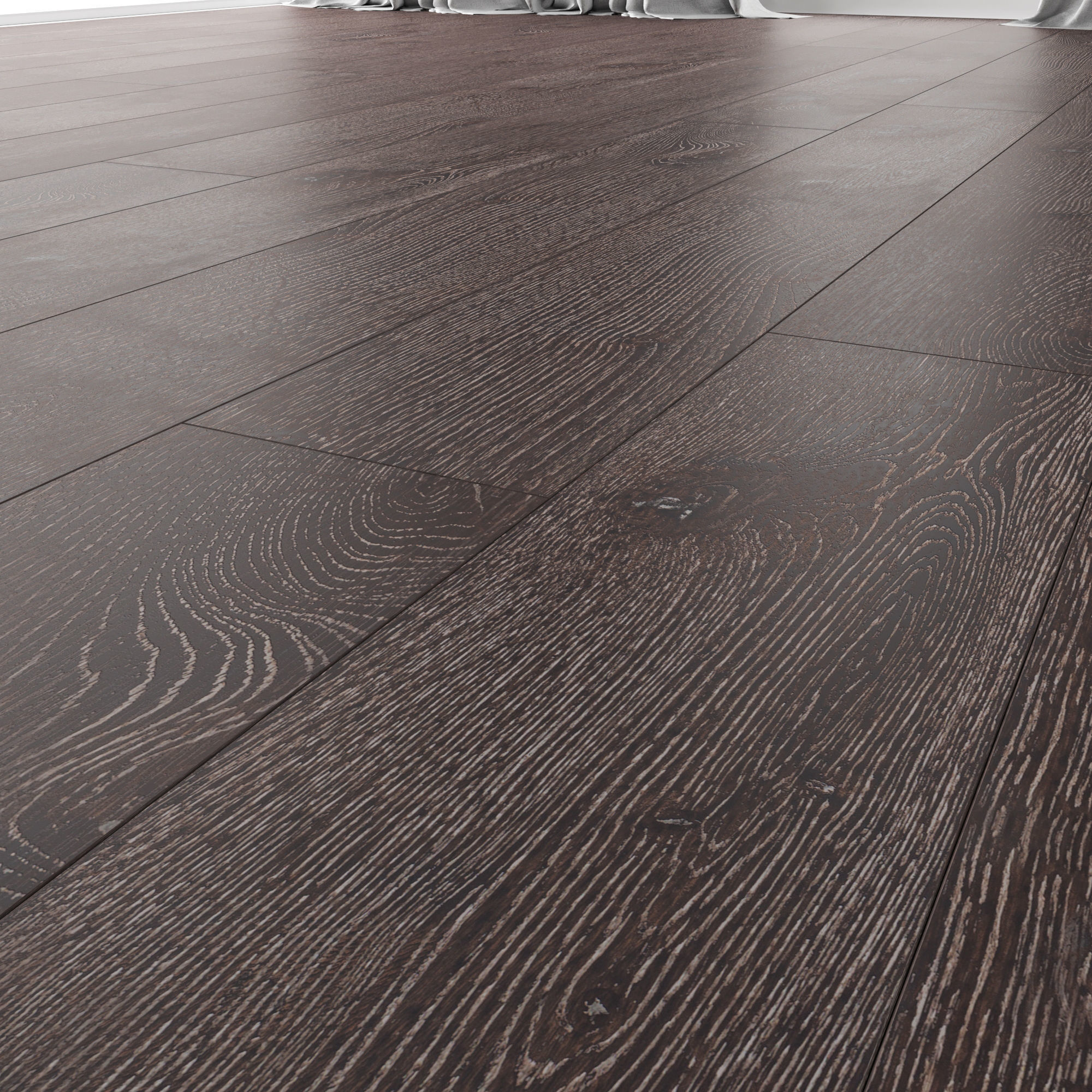 Wood floor Oak Bolton Brushed 3D model_2
