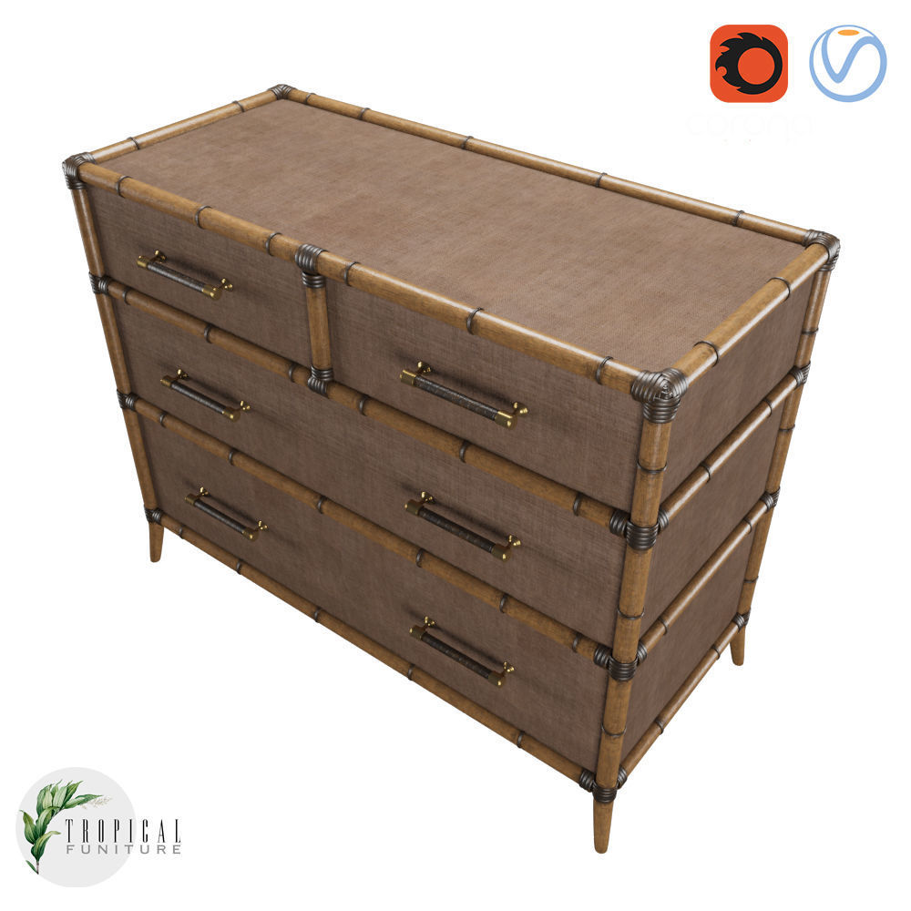 Tropical - BERMUDA SANDS CHEST 3D model_2