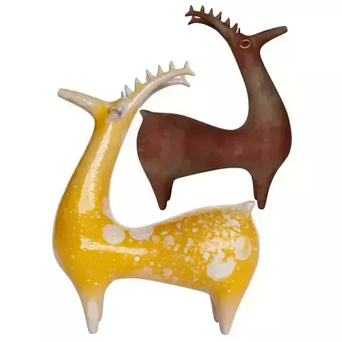 pottery deer 2 3D model