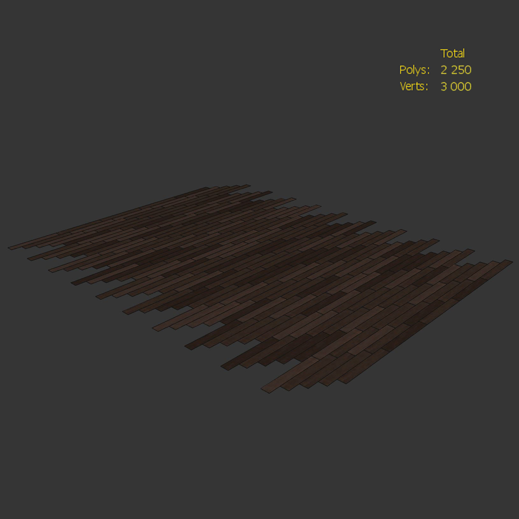Wood Floor Oak Brooklyn Firestop 3D model_3