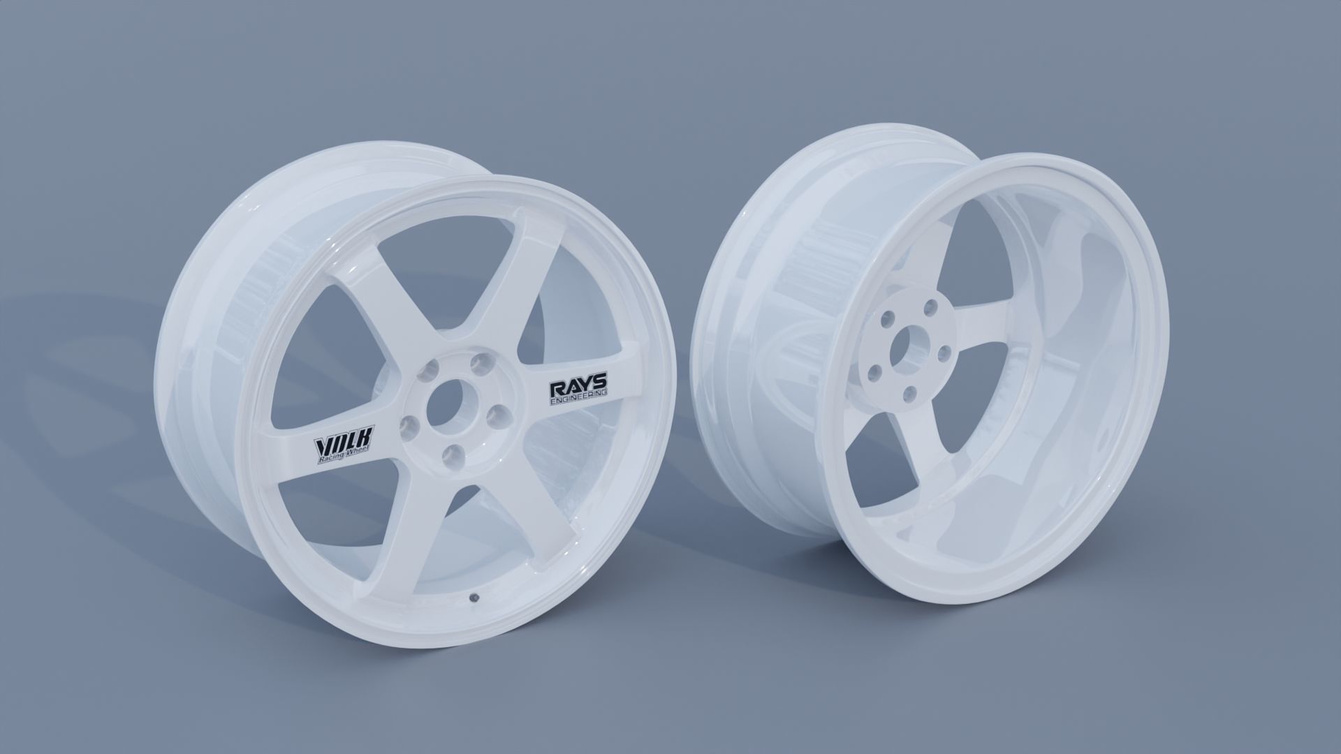 Volk Racing TE37 3D model_1