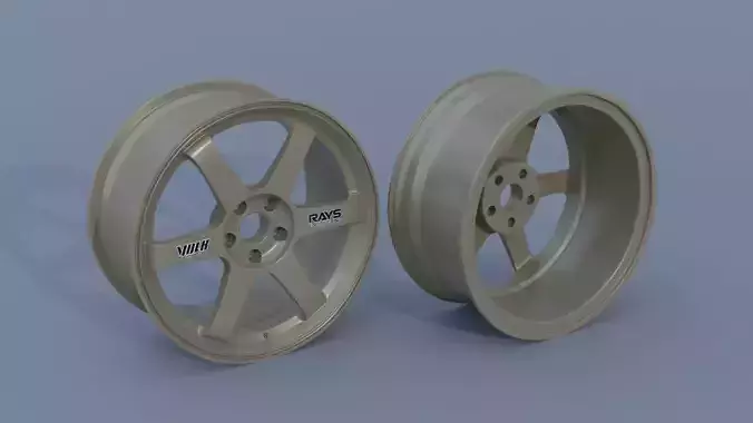 Volk Racing TE37 3D model