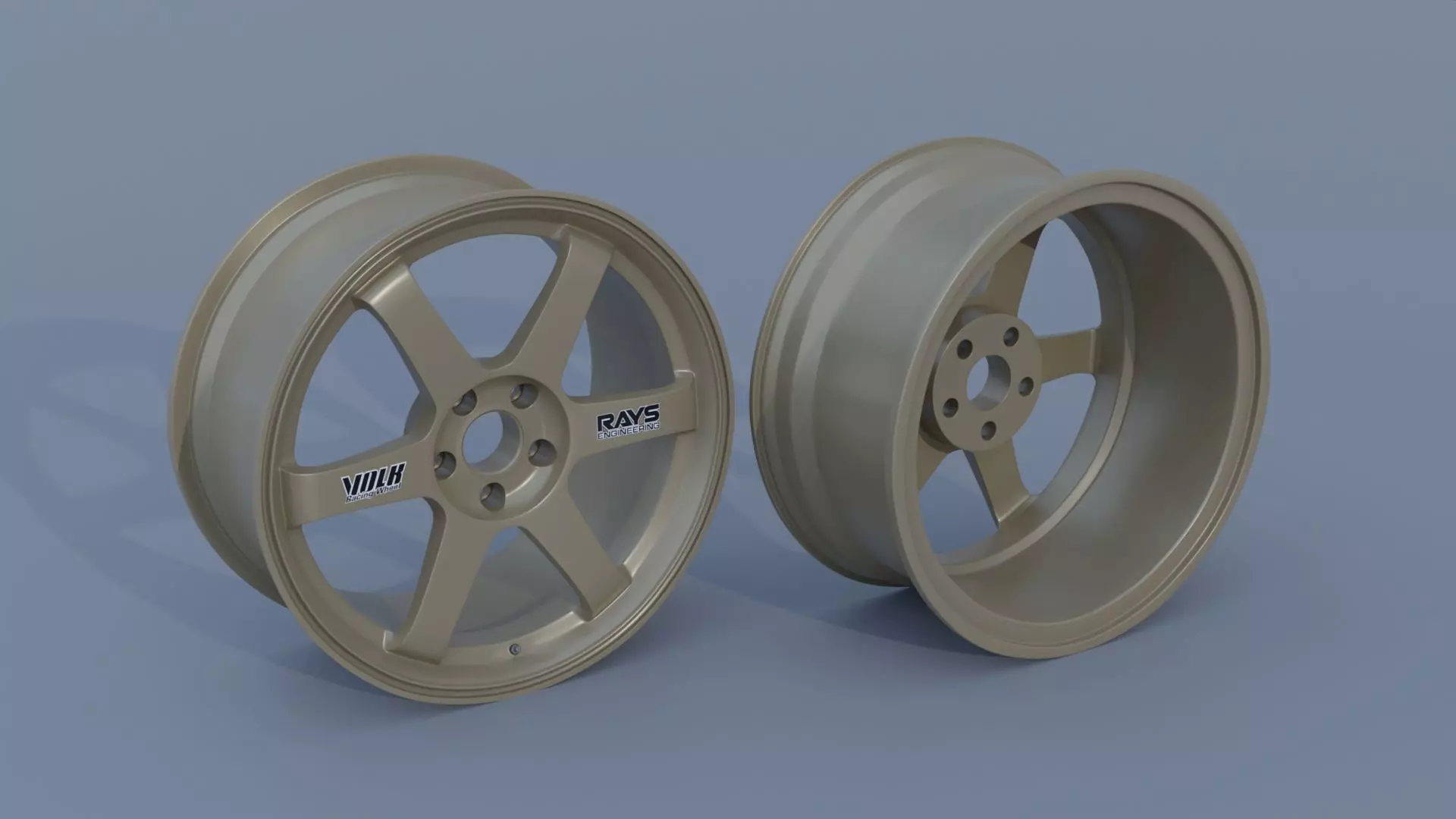 Volk Racing TE37 3D model_0