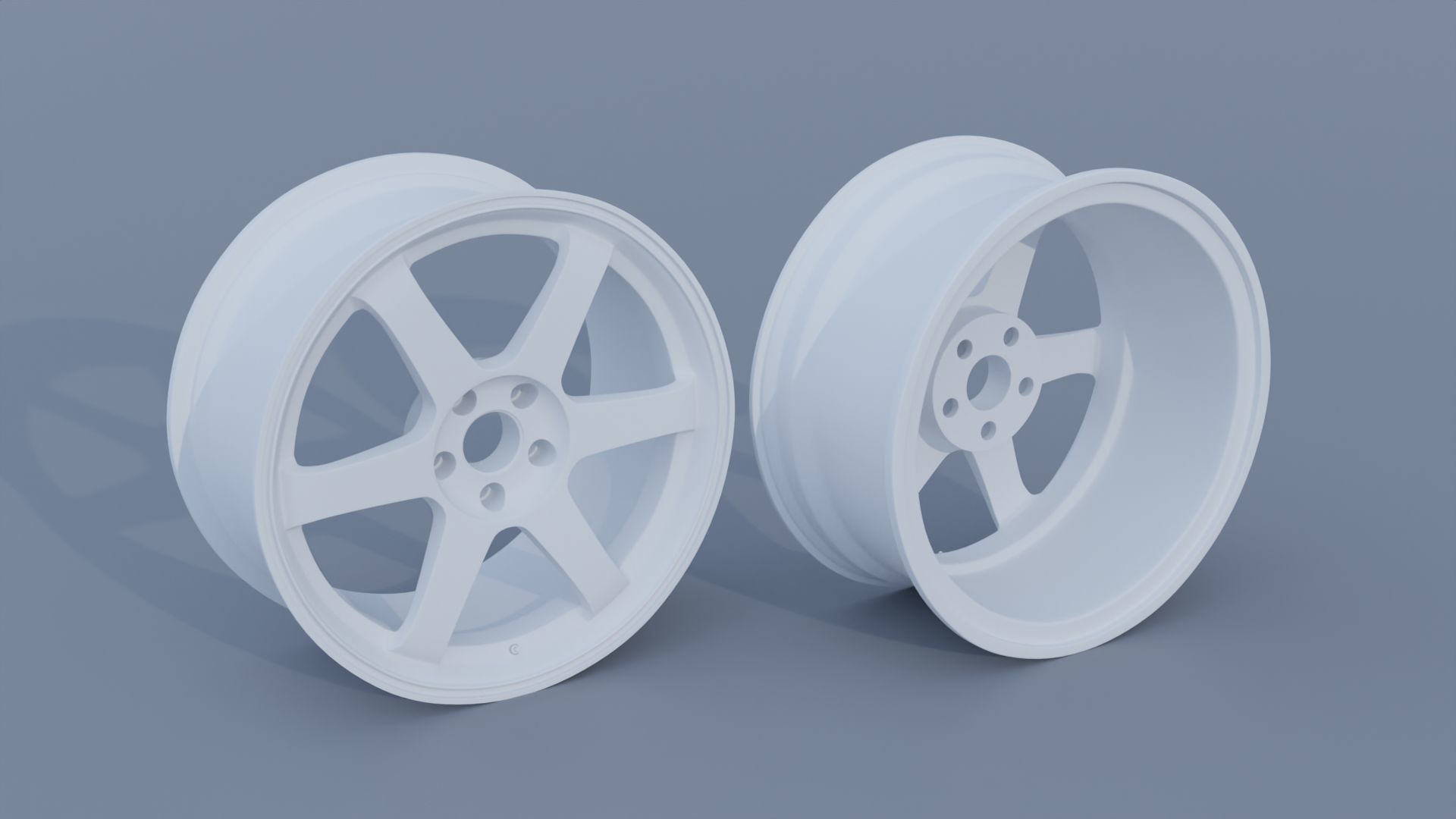 Volk Racing TE37 3D model_4