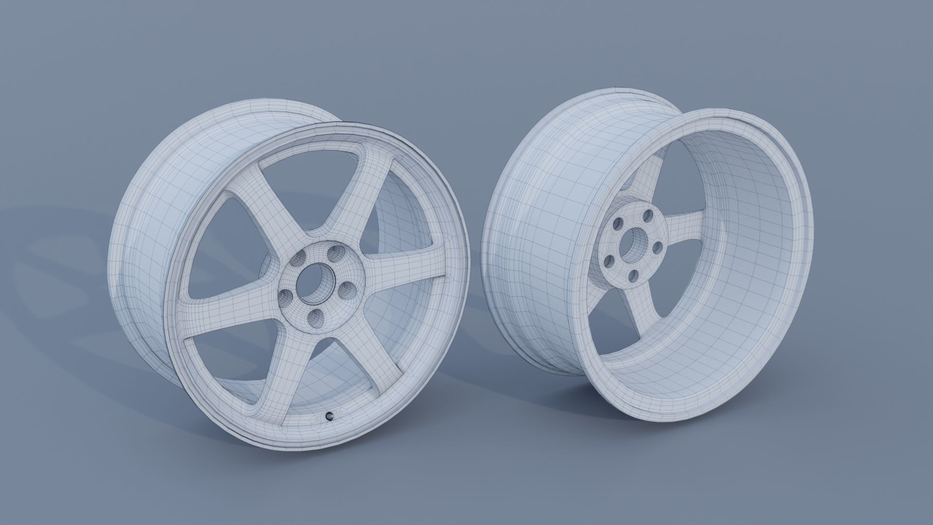 Volk Racing TE37 3D model_6