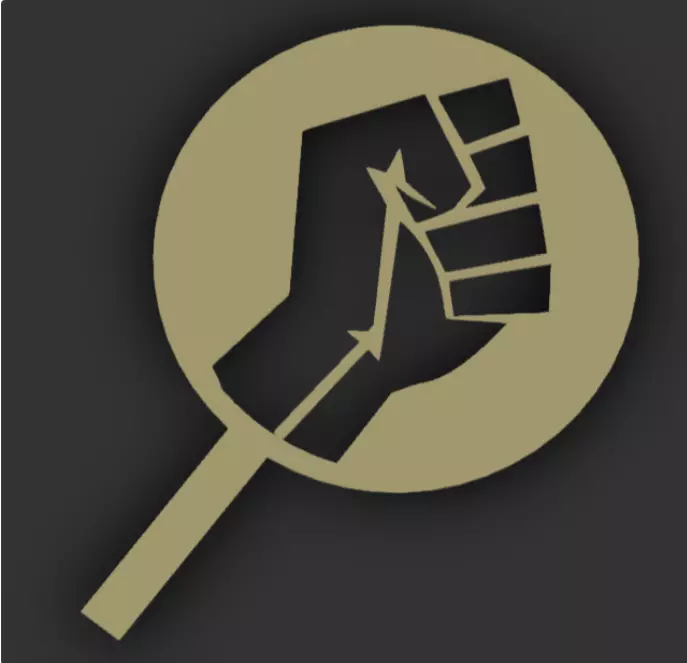 Black Lives Matter Fist Stencil Free 3D print model