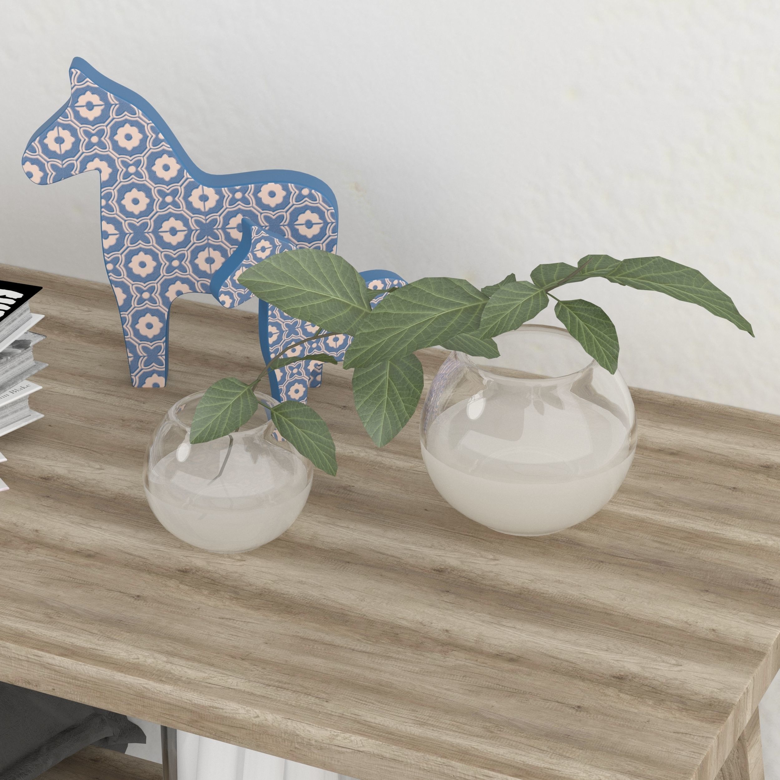 coffee table in the living room 3D model_2