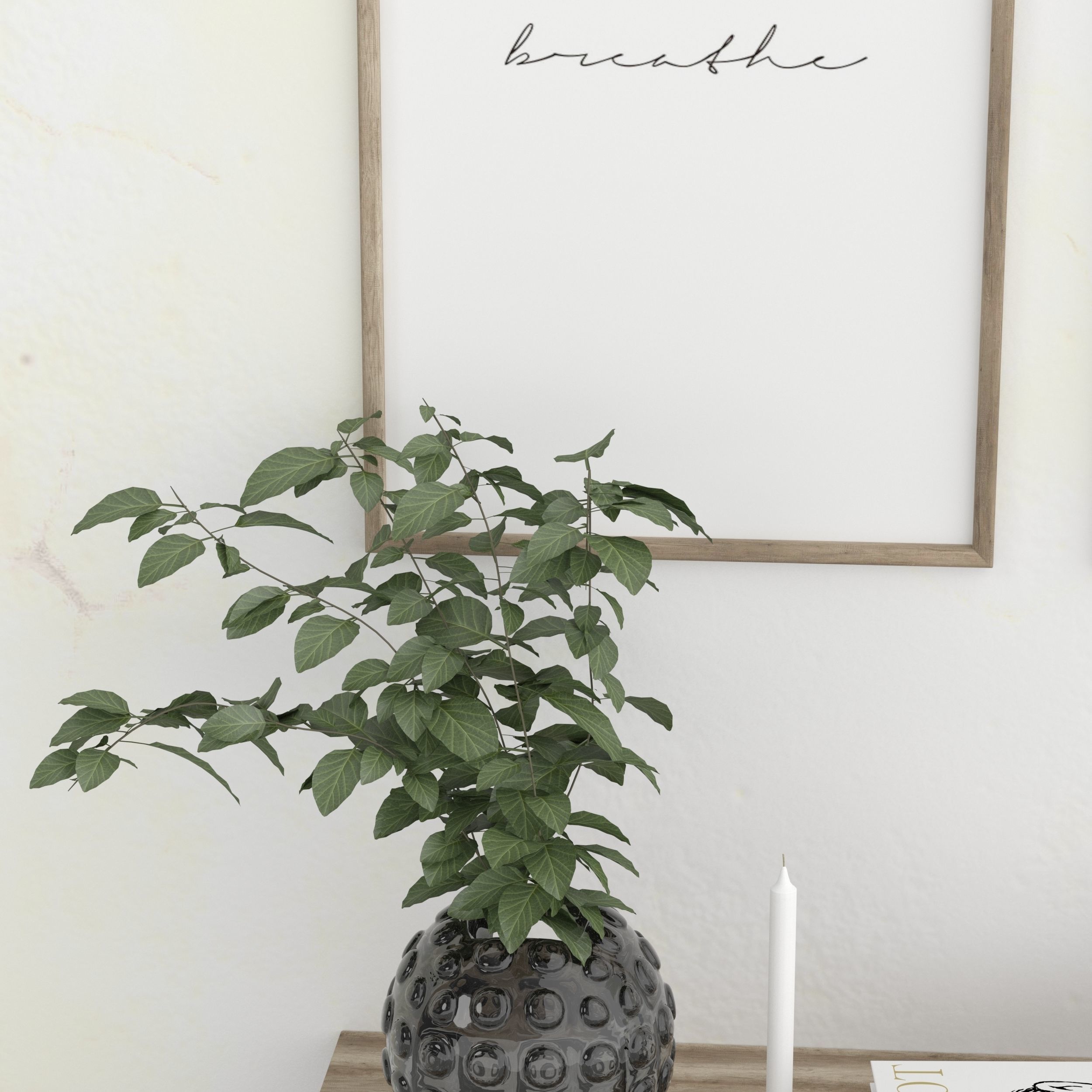 coffee table in the living room 3D model_6