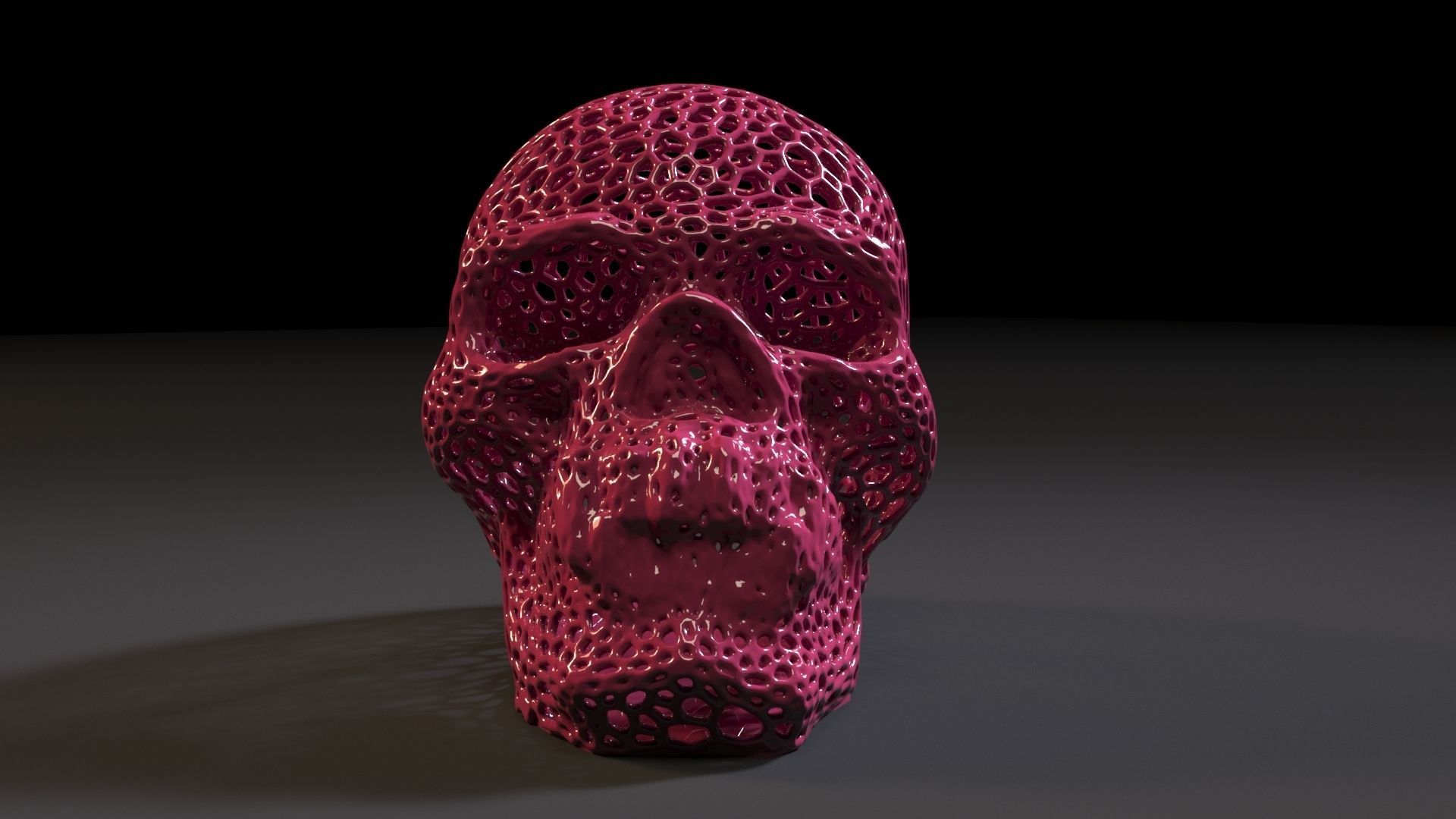 Vampire skull 3D print model_2