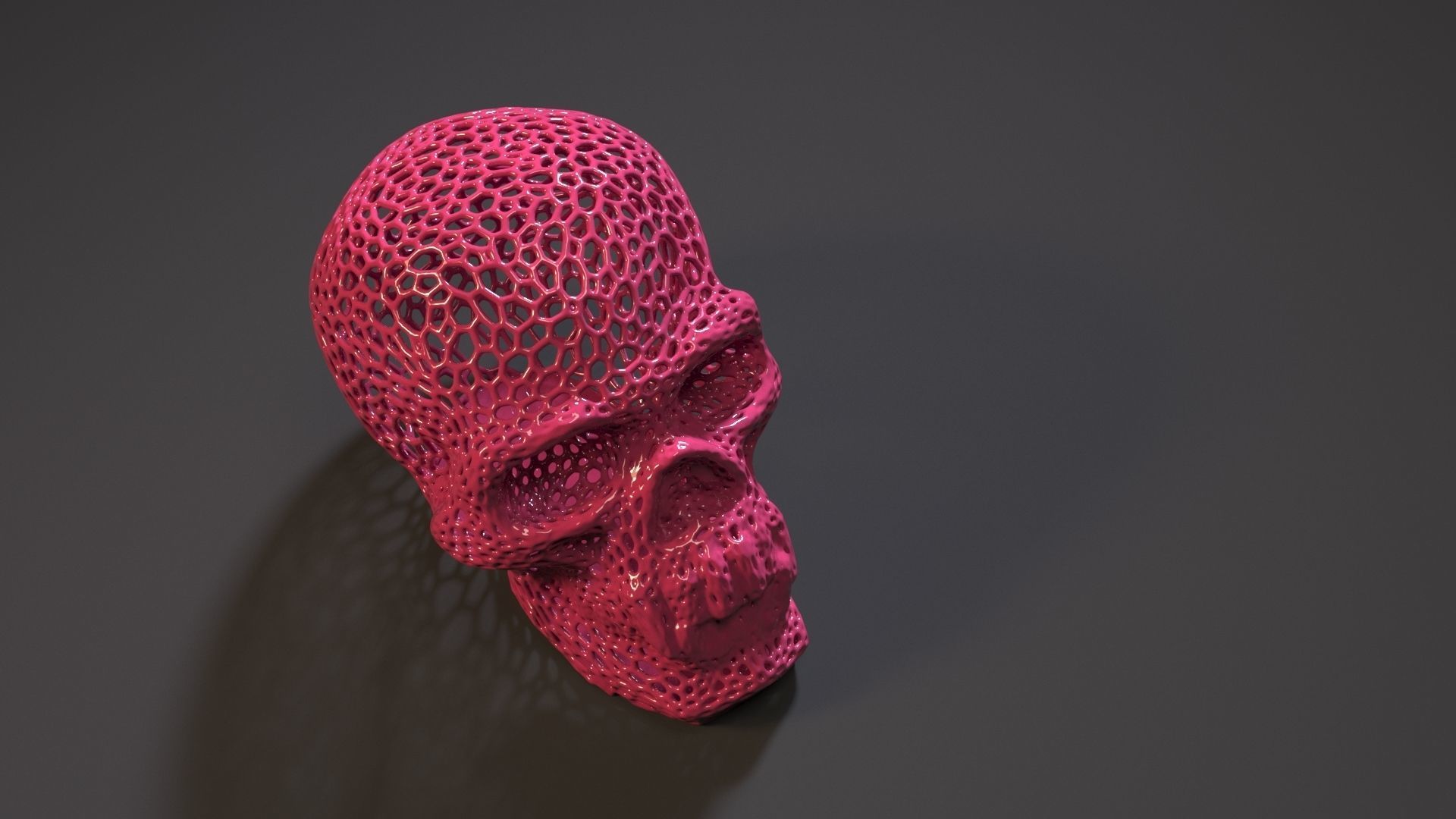 Vampire skull 3D print model_6