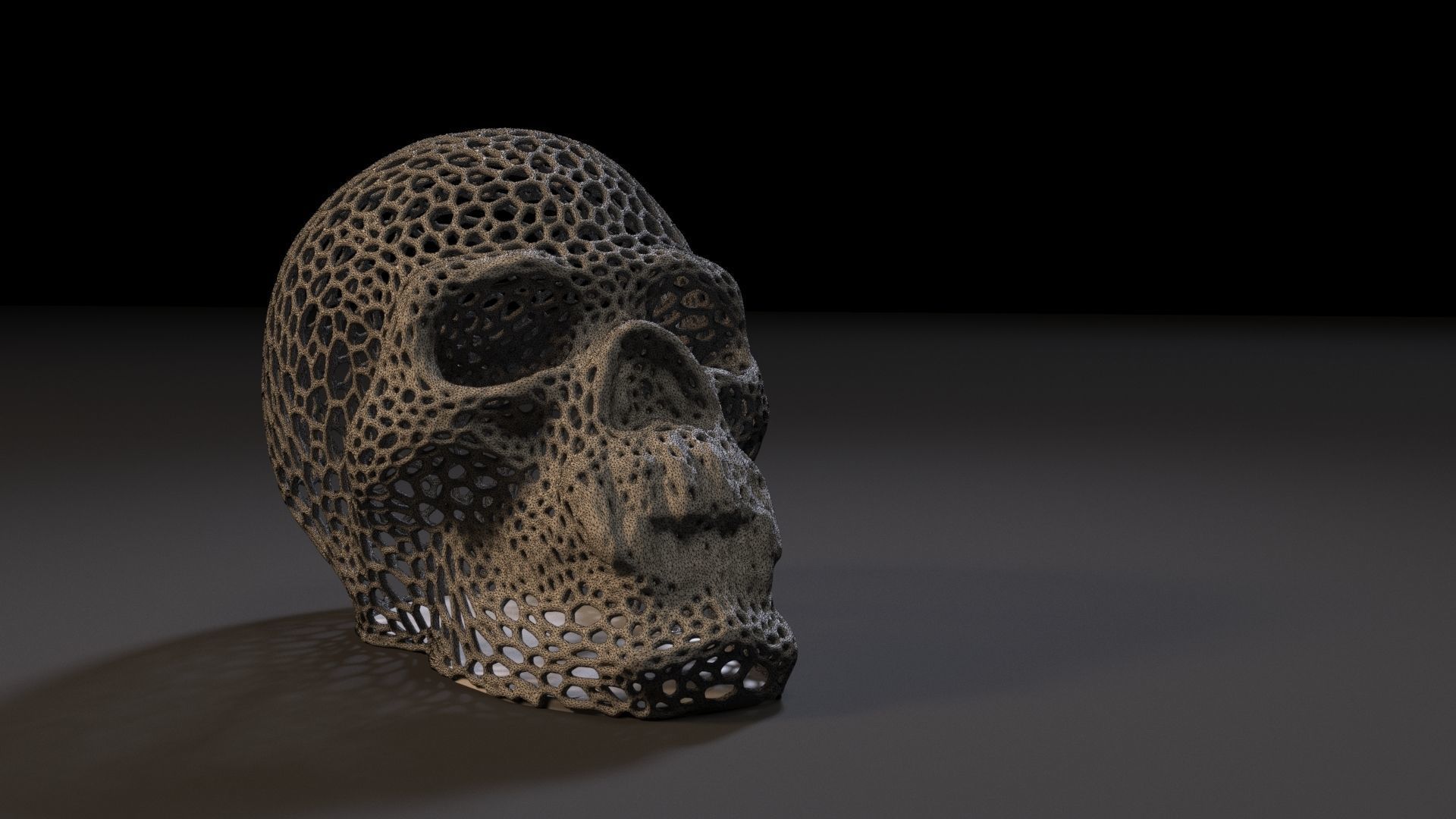 Vampire skull 3D print model_7