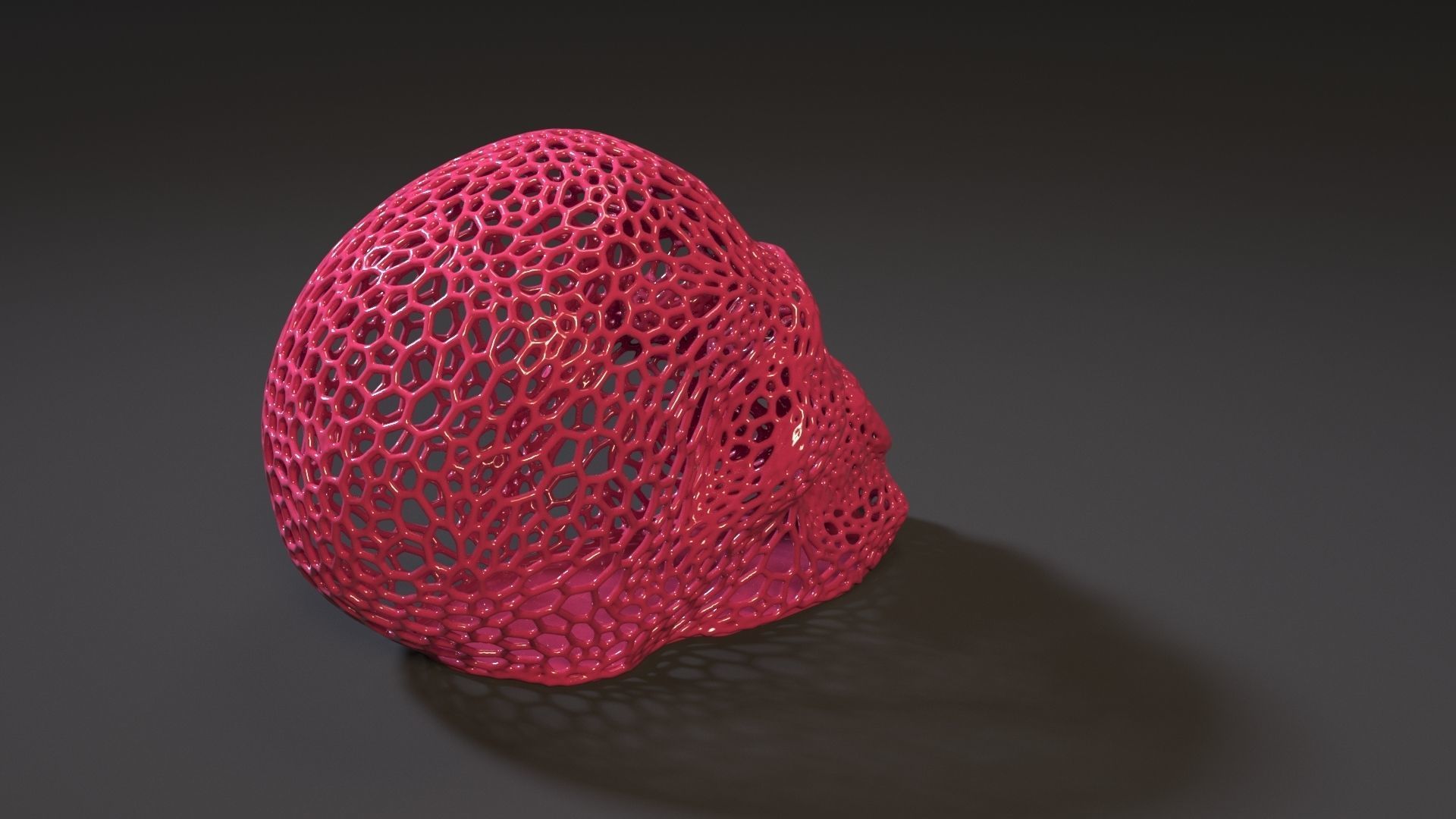 Vampire skull 3D print model_5