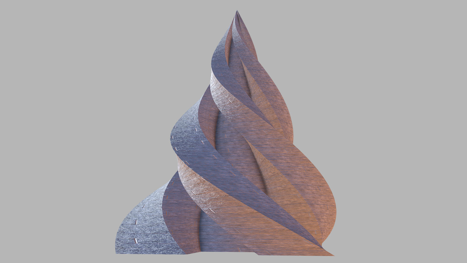Alien Stone Pyramid 3D model_5