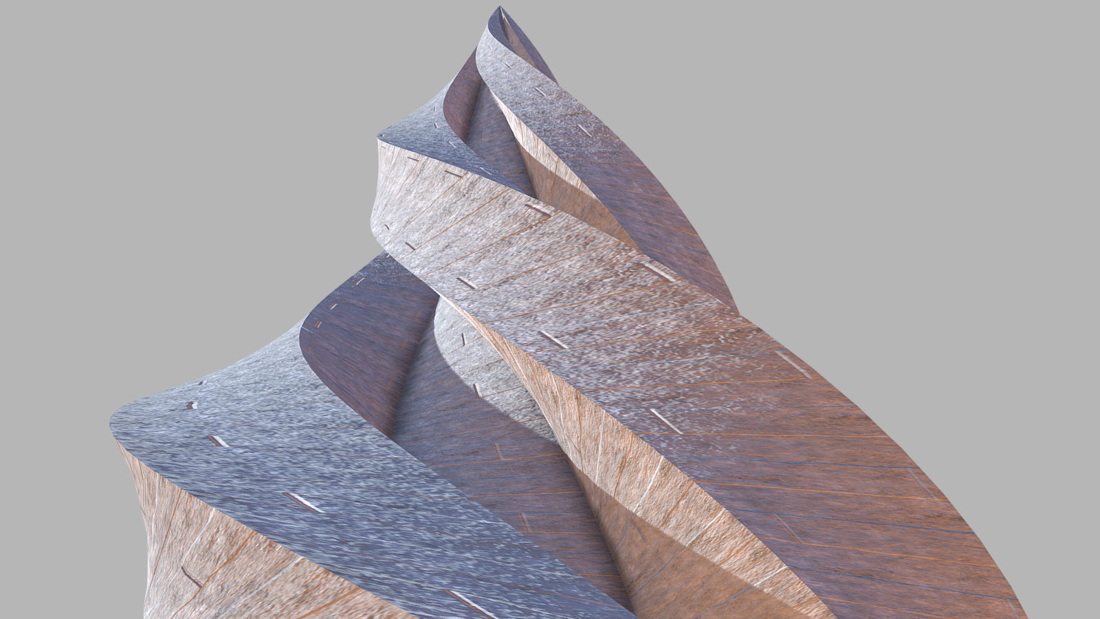 Alien Stone Pyramid 3D model_4