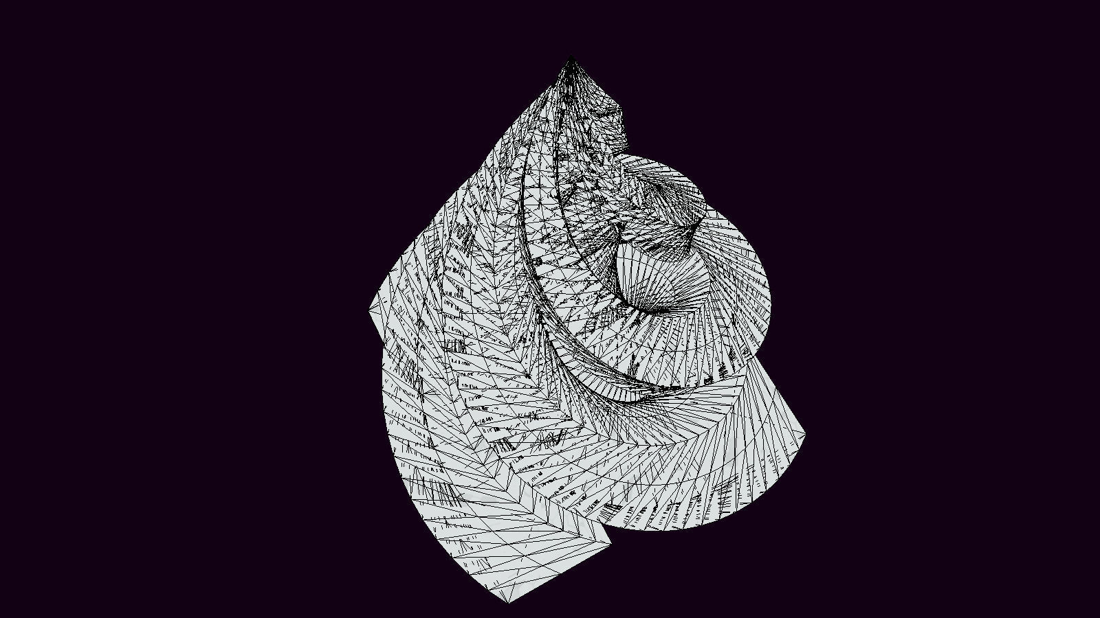 Alien Stone Pyramid 3D model_7