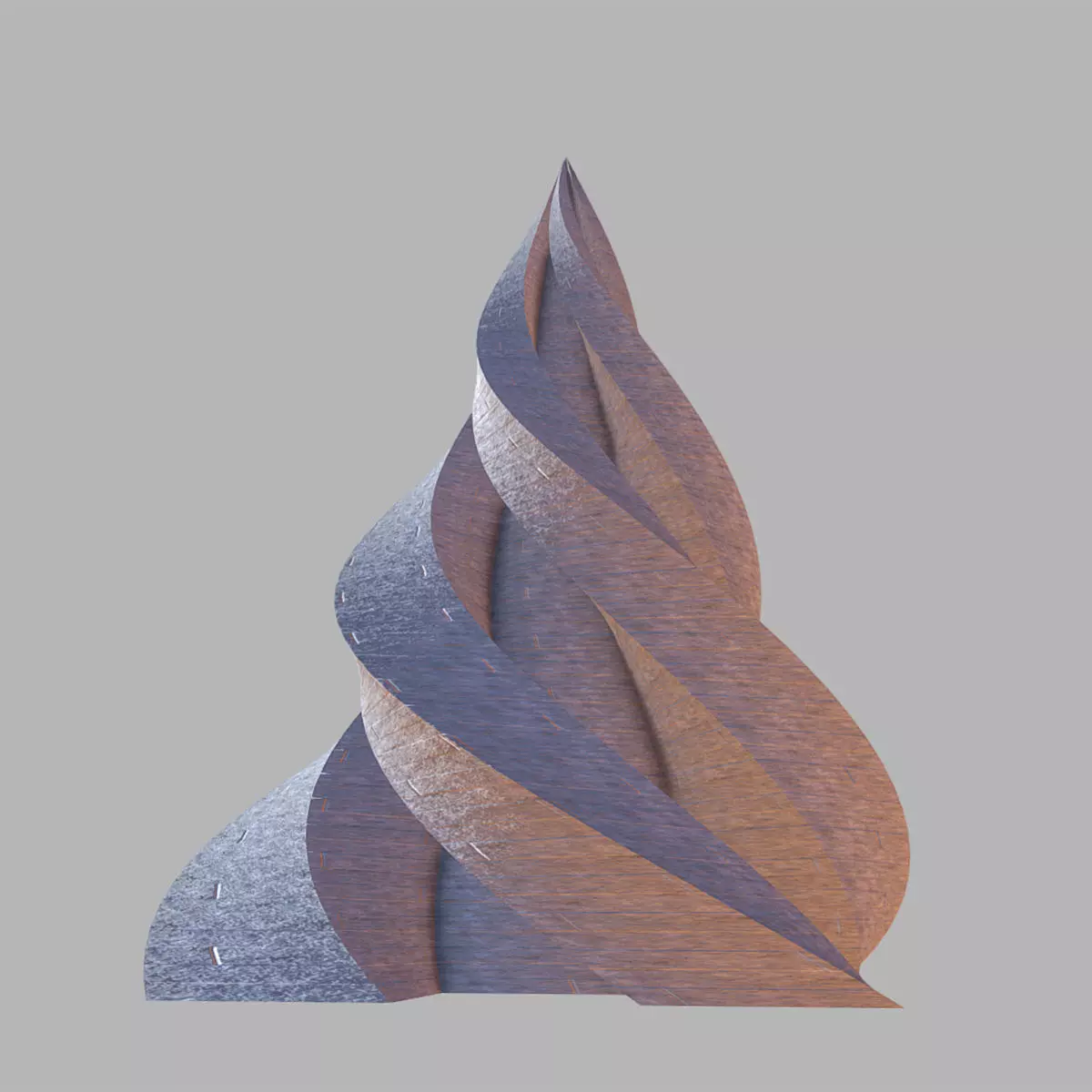 Alien Stone Pyramid 3D model_0
