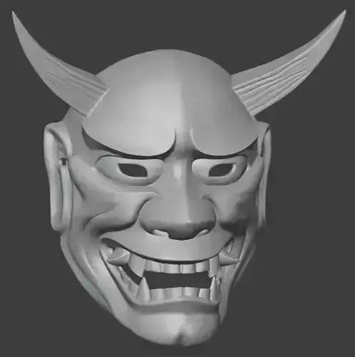 Hannya mask 3D print model