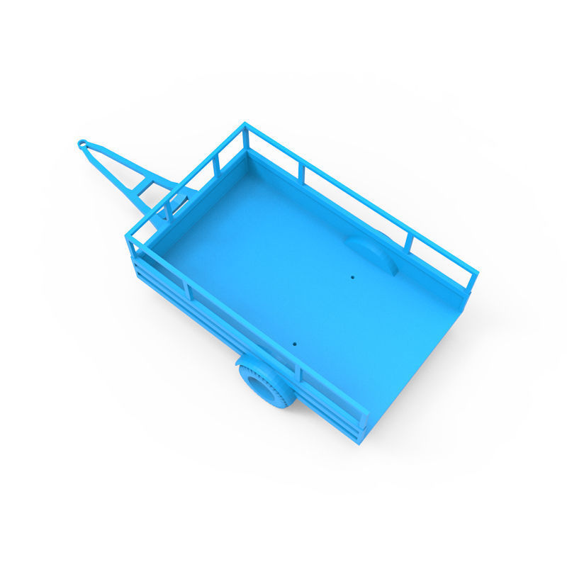 Trailer machine 3D print model_4