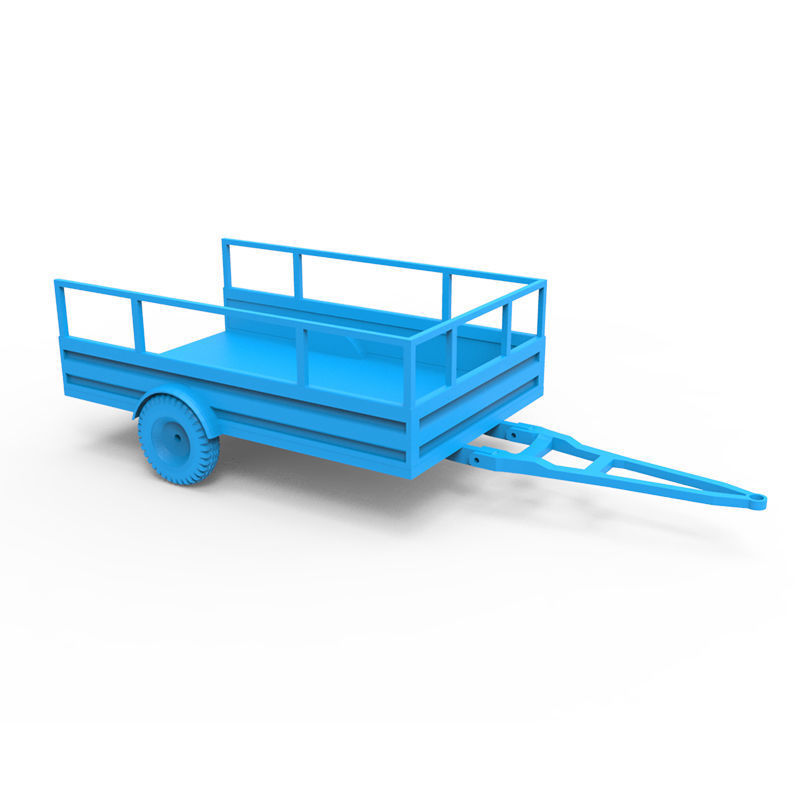 Trailer machine 3D print model_5