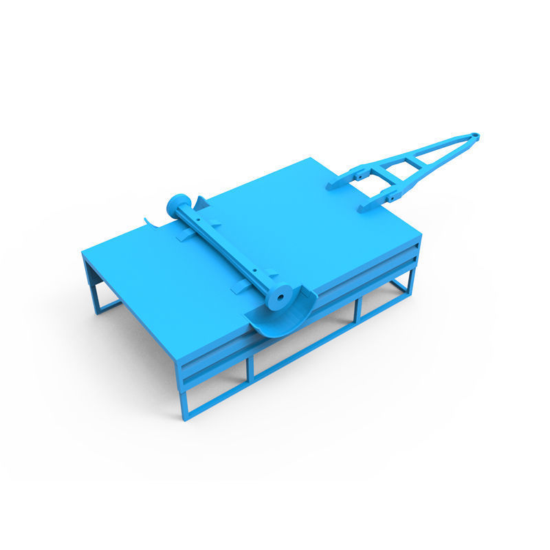 Trailer machine 3D print model_7