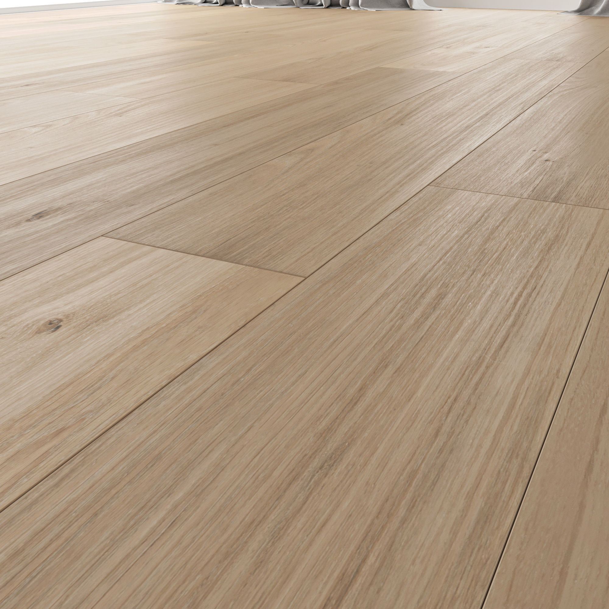 Wood floor Oak Canna Sanded 3D model_2