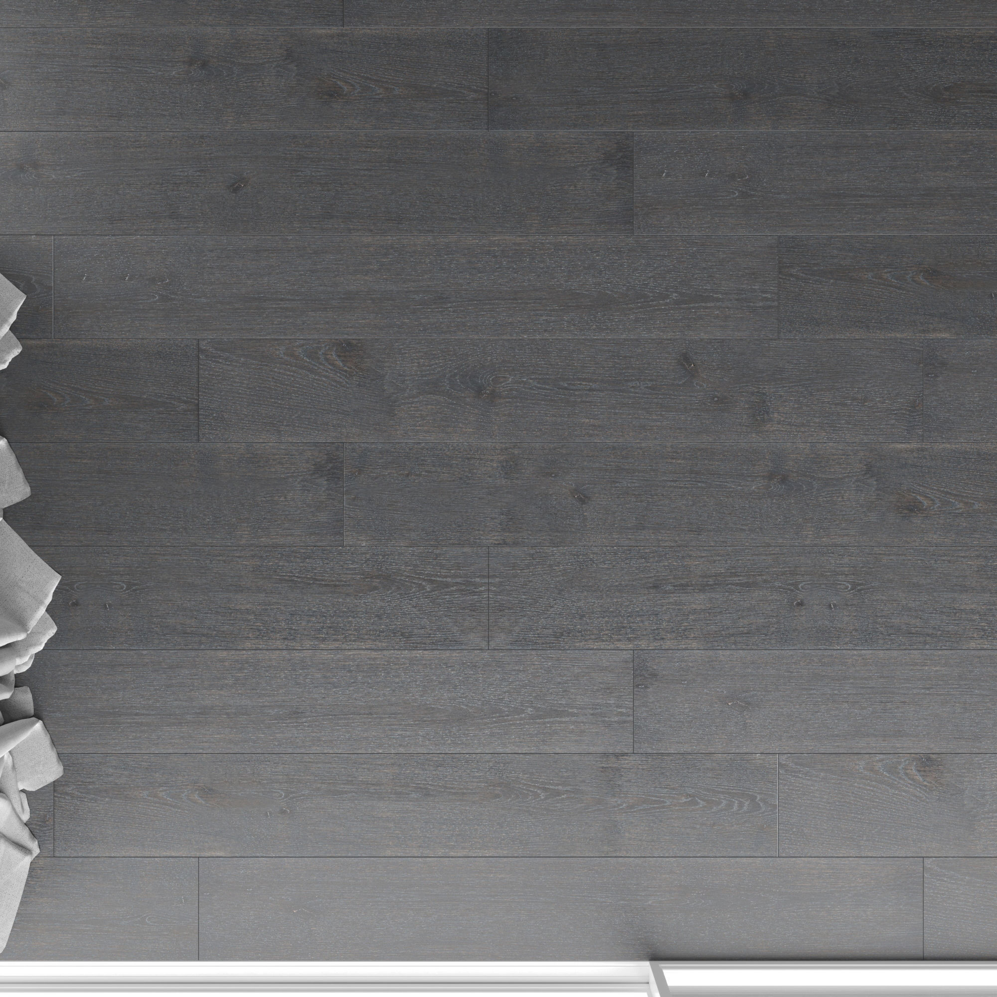 Wood floor Oak Carbon Brushed 3D model_1