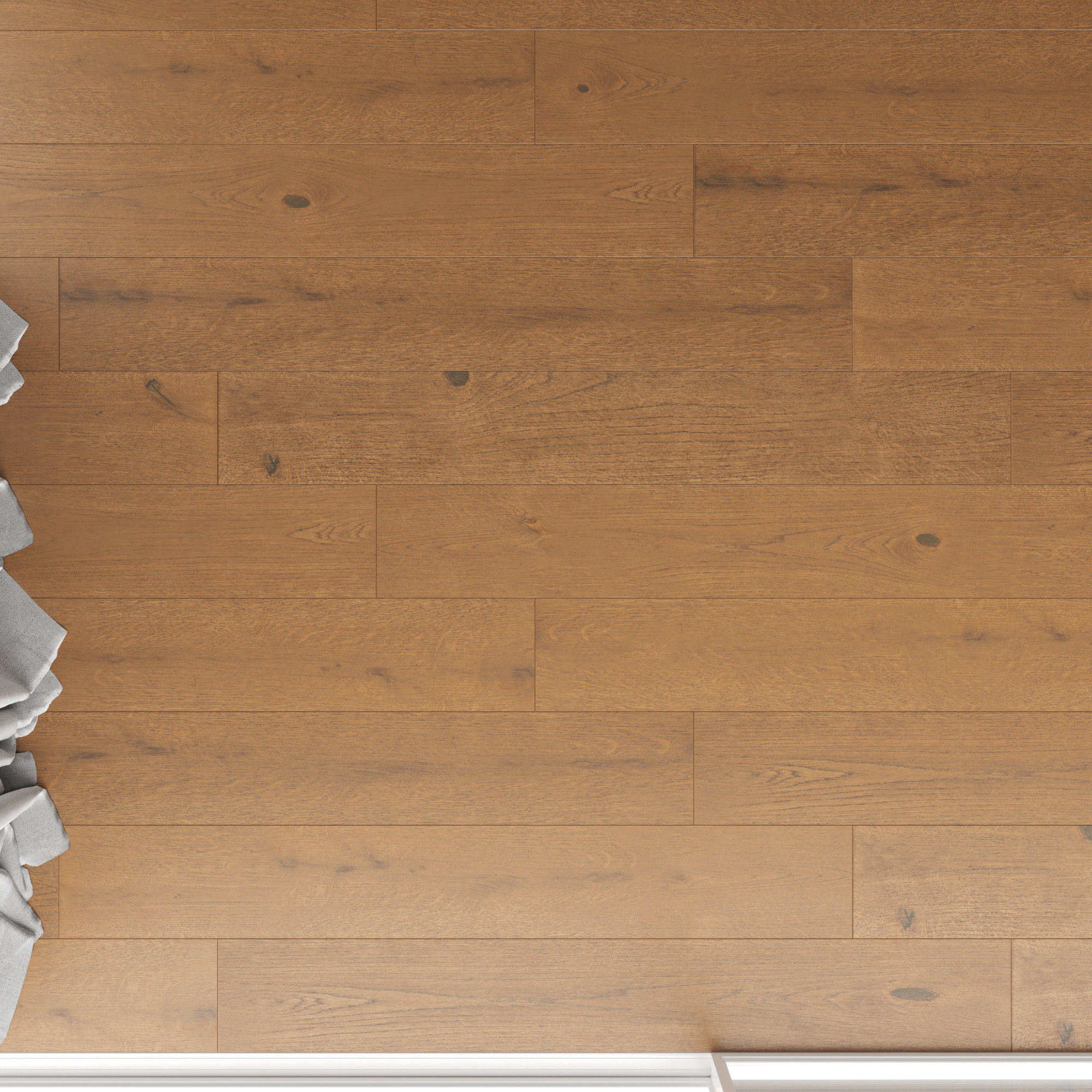 Wood floor Oak Cornell Brushed 3D model_1