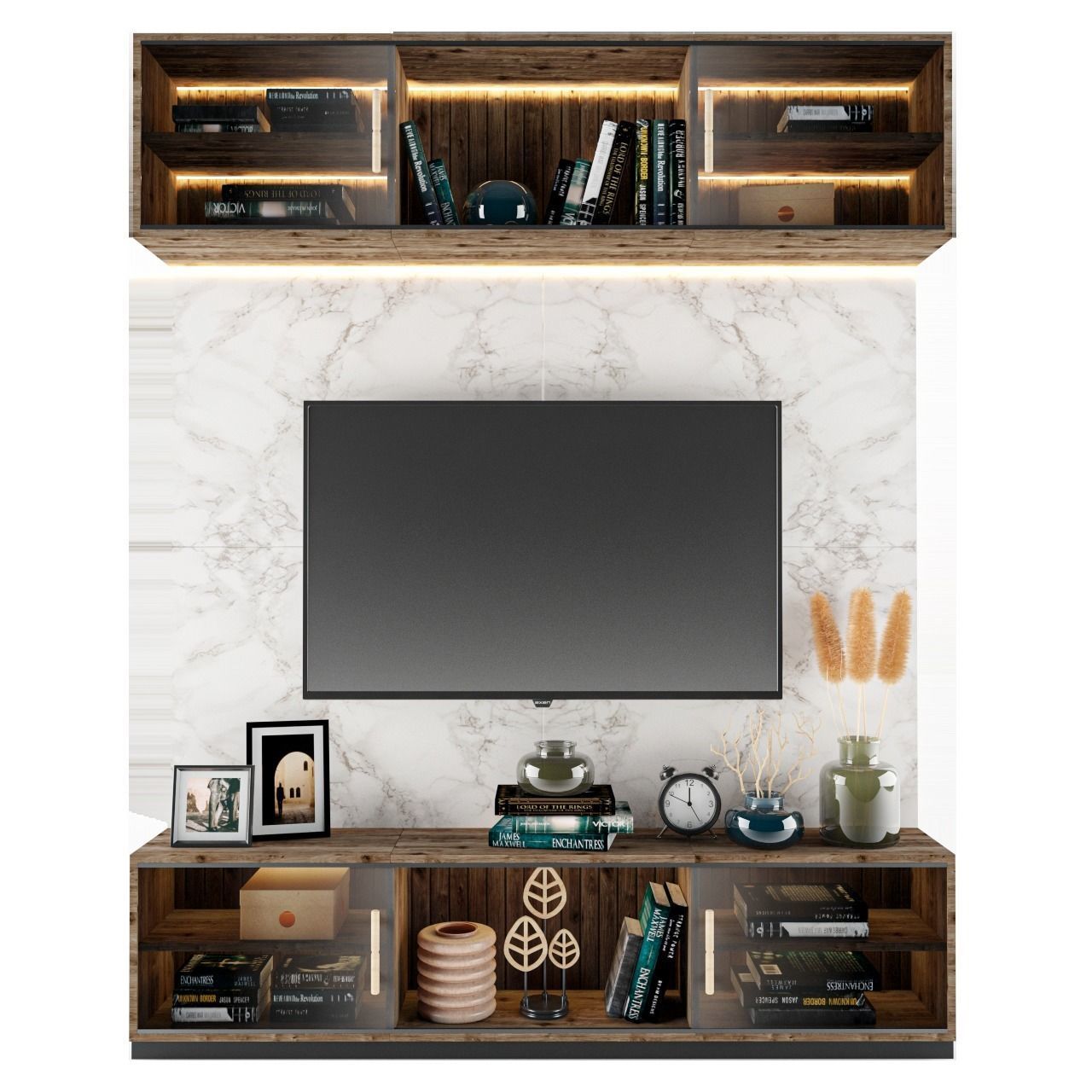 Tv Shelf 03 3D model_2