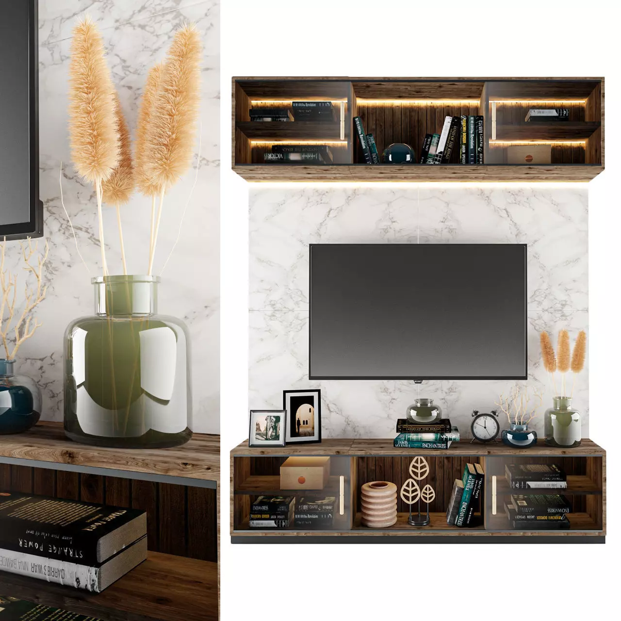 Tv Shelf 03 3D model_0